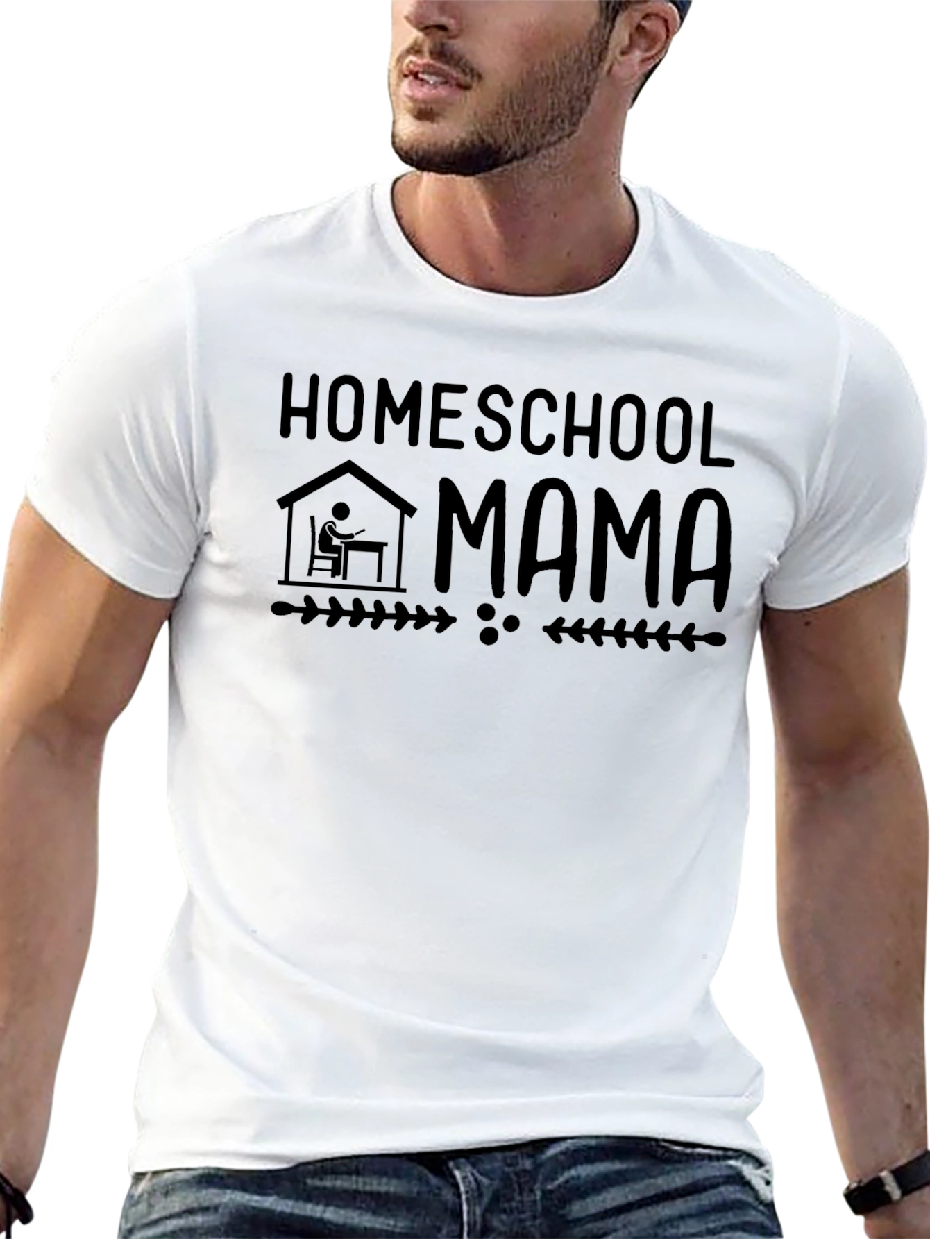 Homeschool Mama Graphic Tee - Black