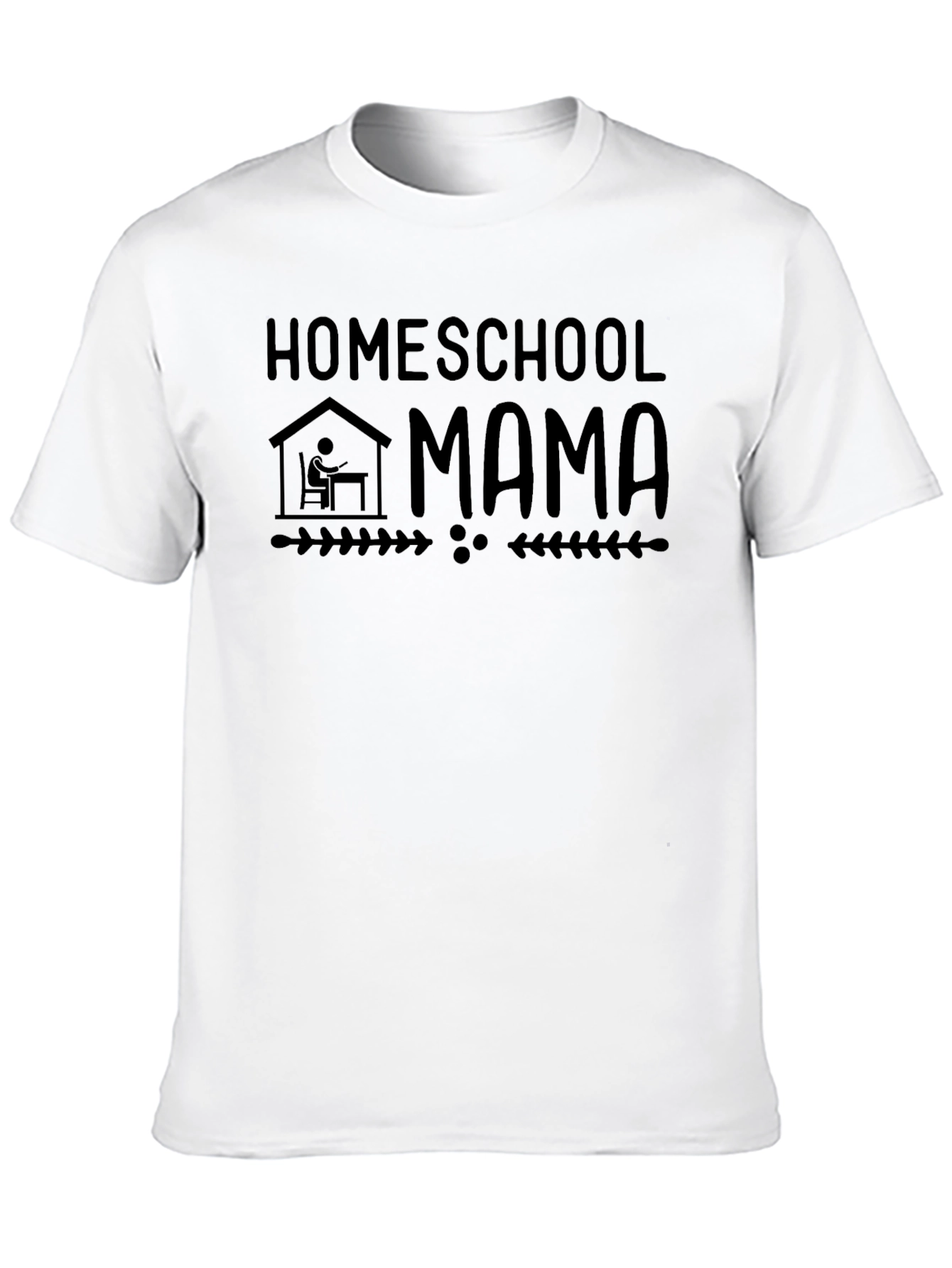 Homeschool Mama Graphic Tee - Black