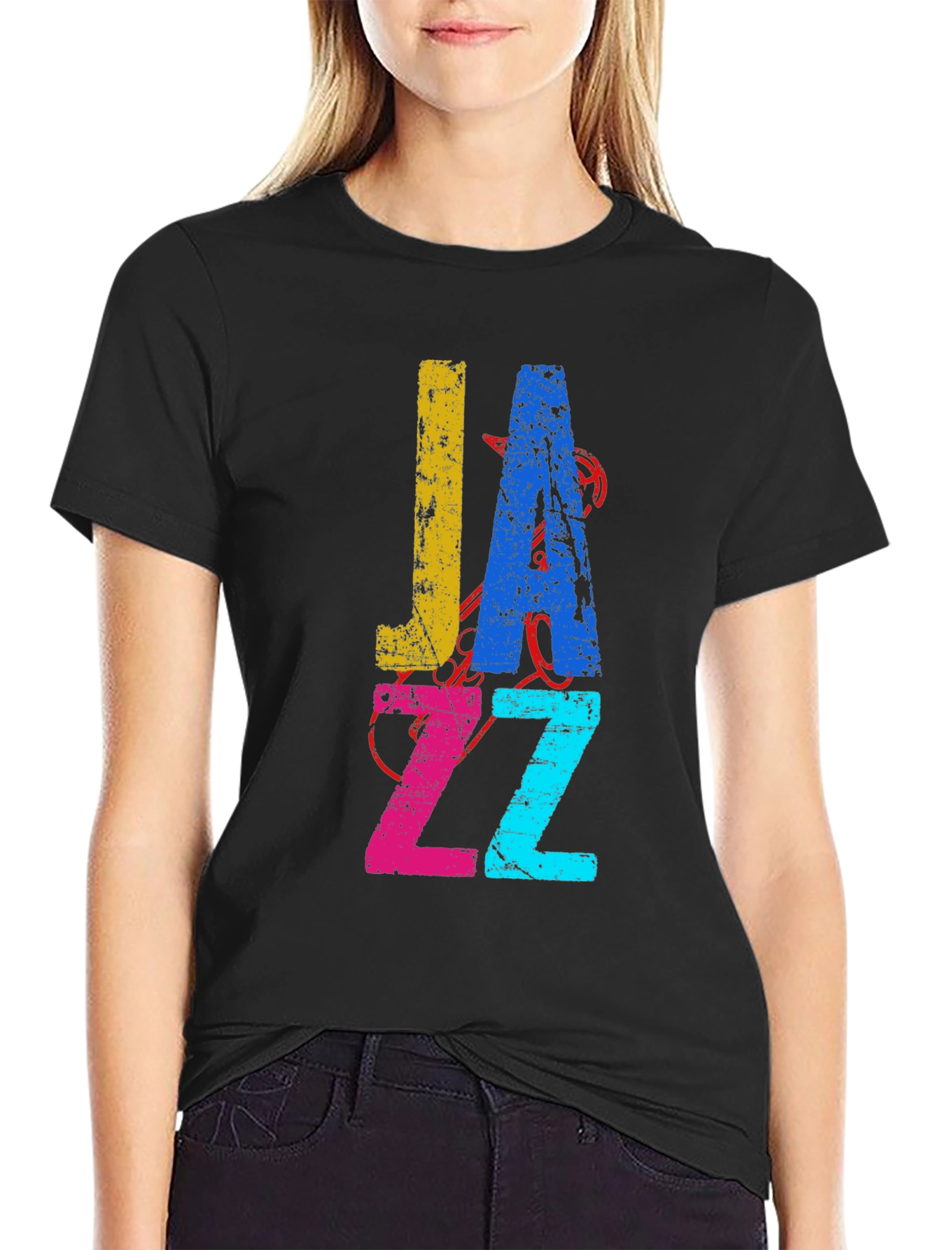 JAZZ Graphic Tee - Retro Style Music Shirt