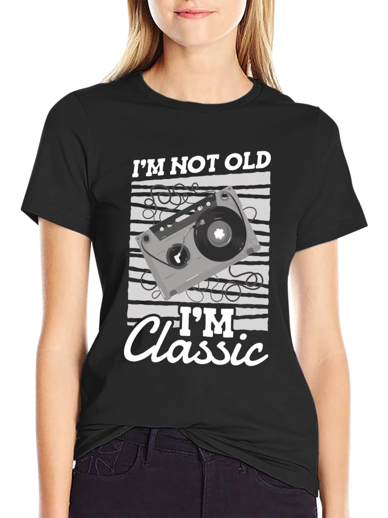 Im Not Old Im Classic Cassette Tape T-Shirt