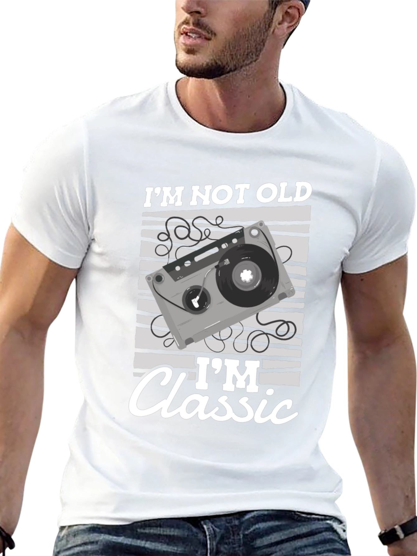 Im Not Old Im Classic Cassette Tape T-Shirt