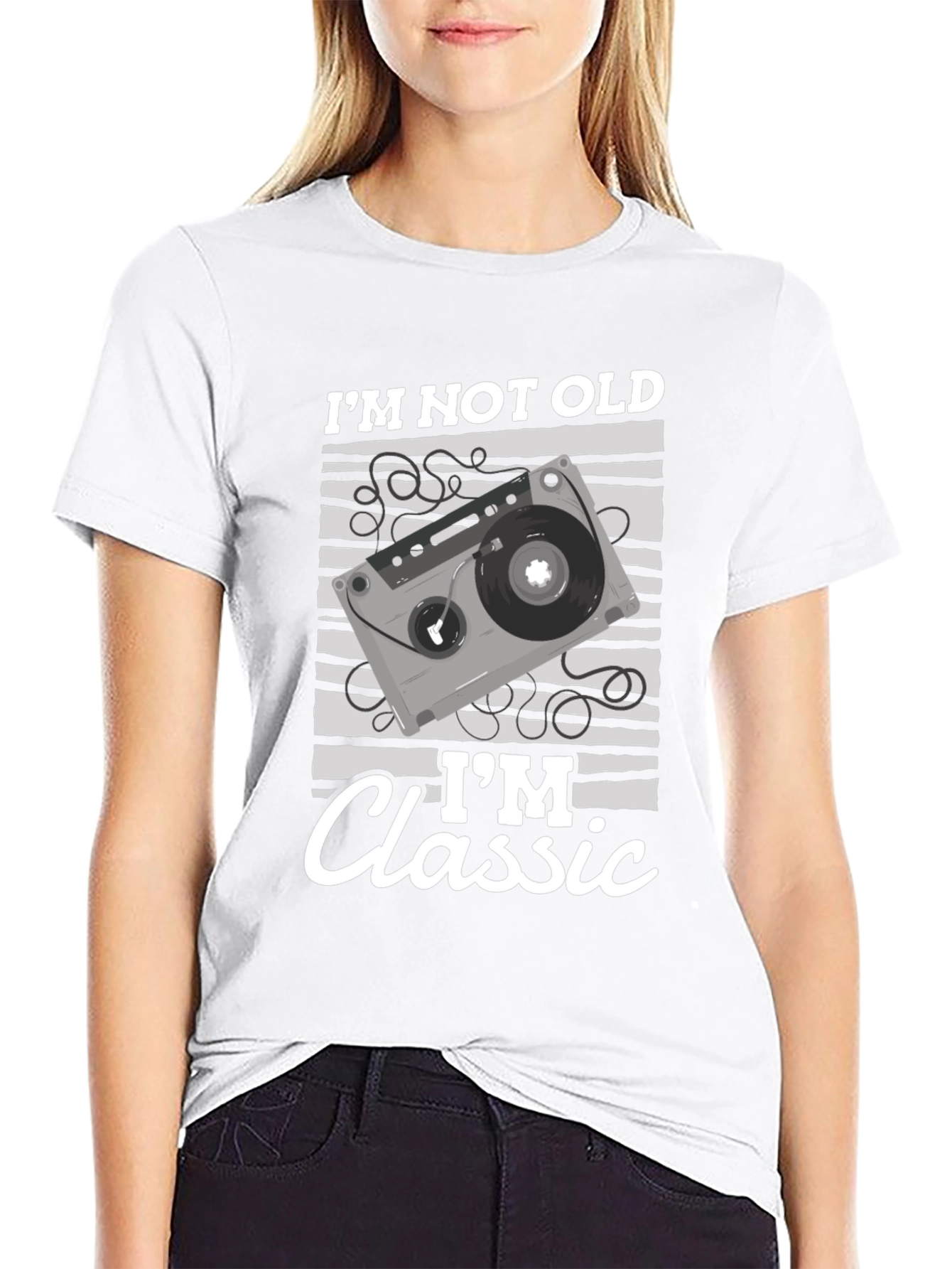 Im Not Old Im Classic Cassette Tape T-Shirt