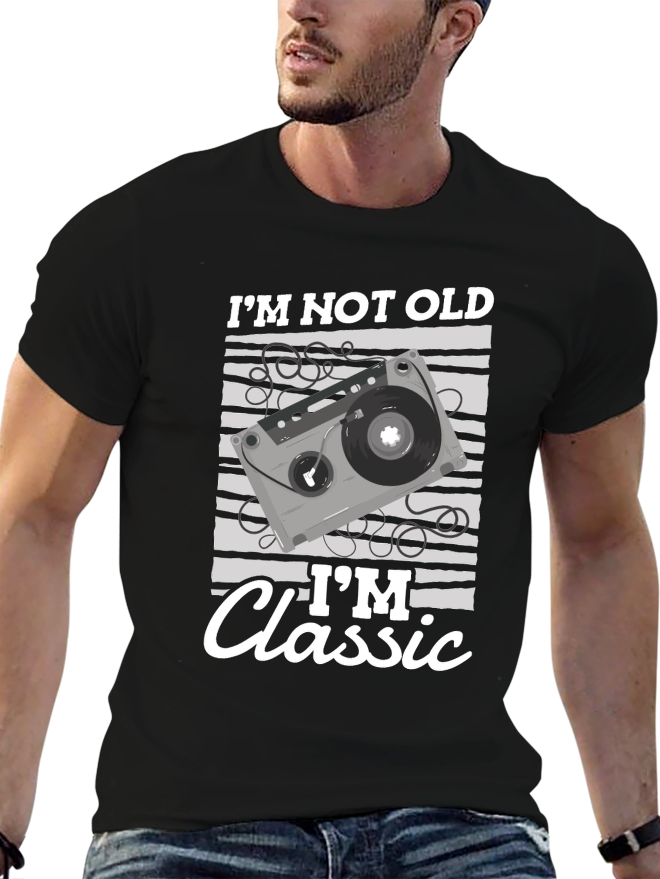 Im Not Old Im Classic Cassette Tape T-Shirt