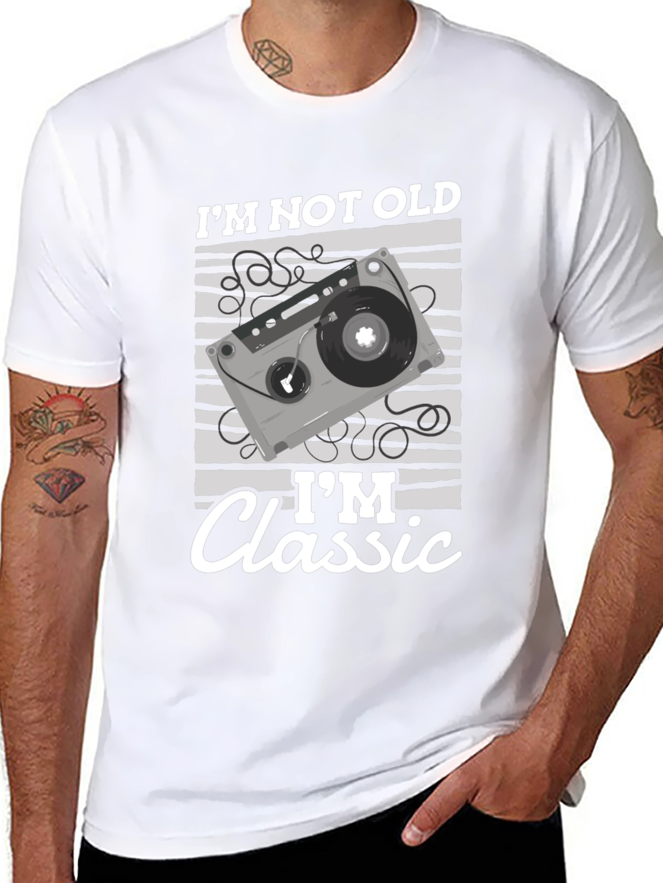 Im Not Old Im Classic Cassette Tape T-Shirt