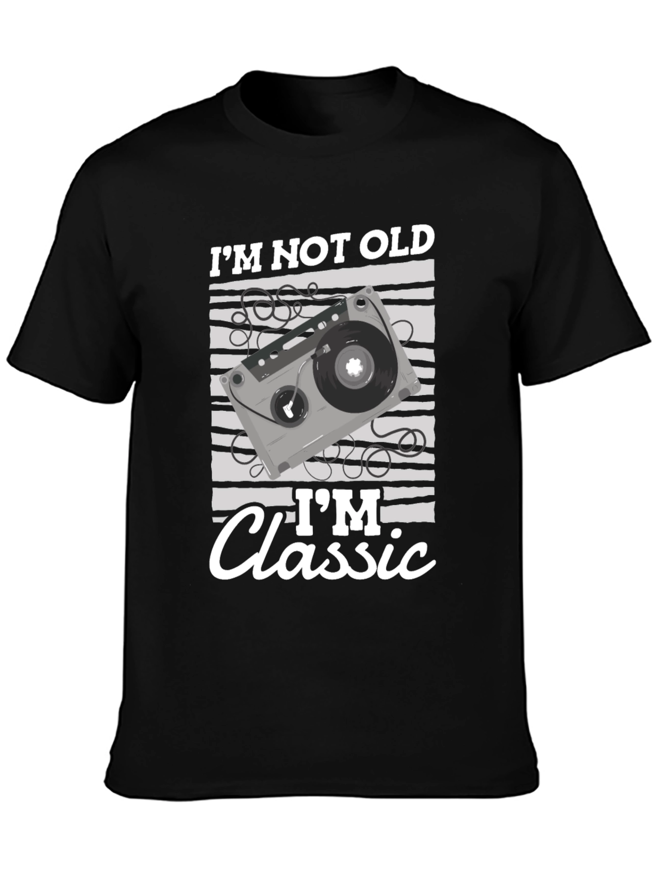 Im Not Old Im Classic Cassette Tape T-Shirt