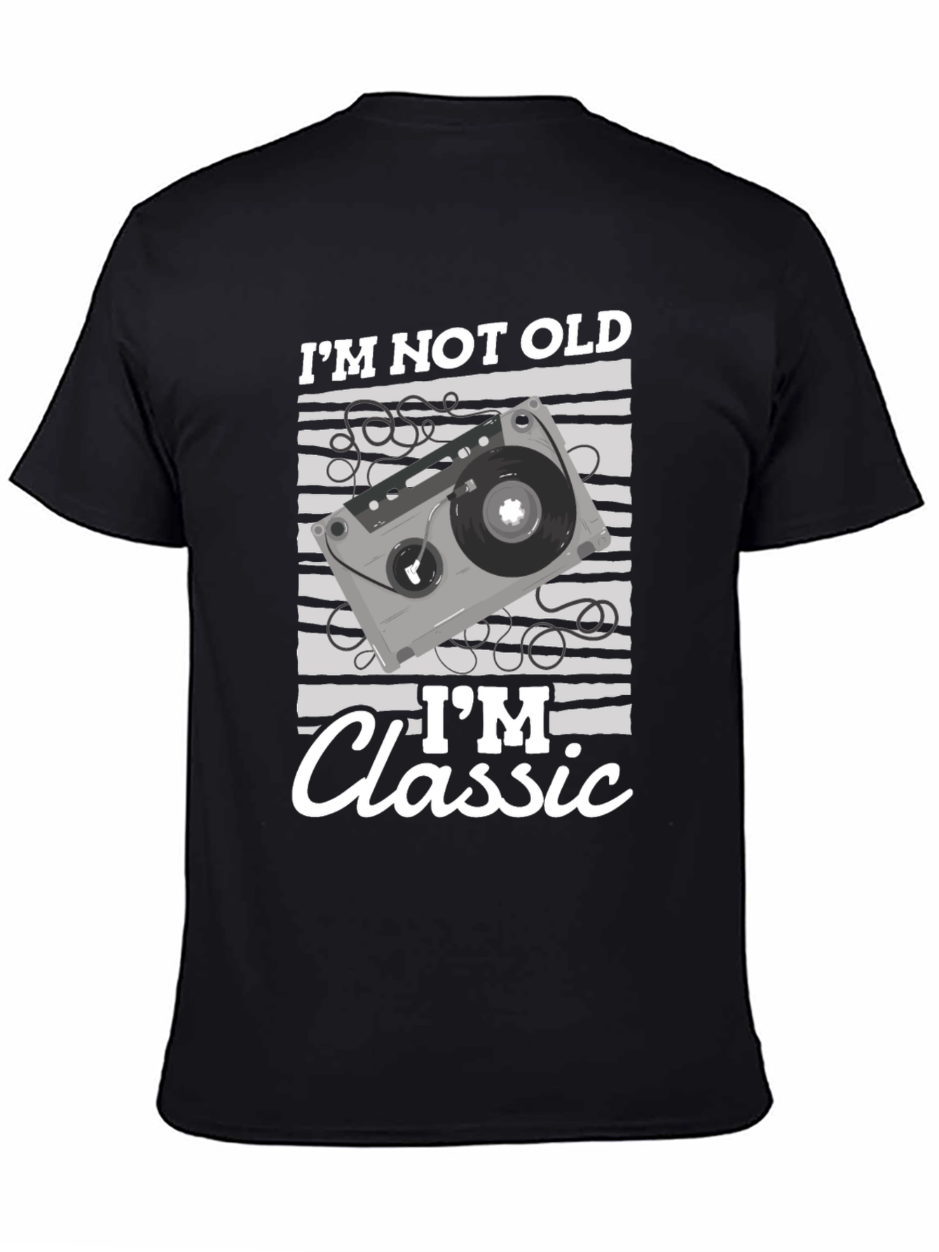 Im Not Old Im Classic Cassette Tape T-Shirt