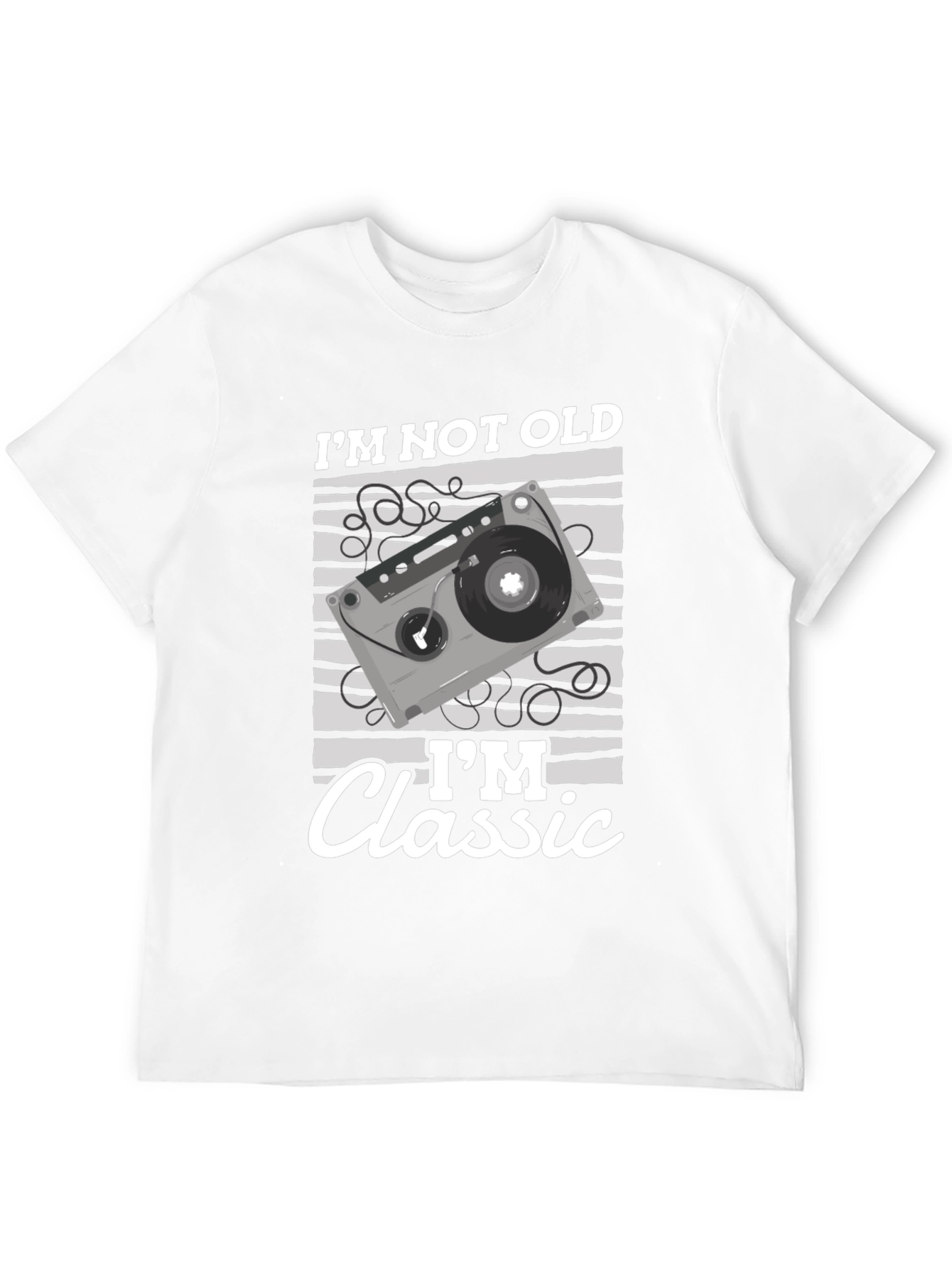 Im Not Old Im Classic Cassette Tape T-Shirt