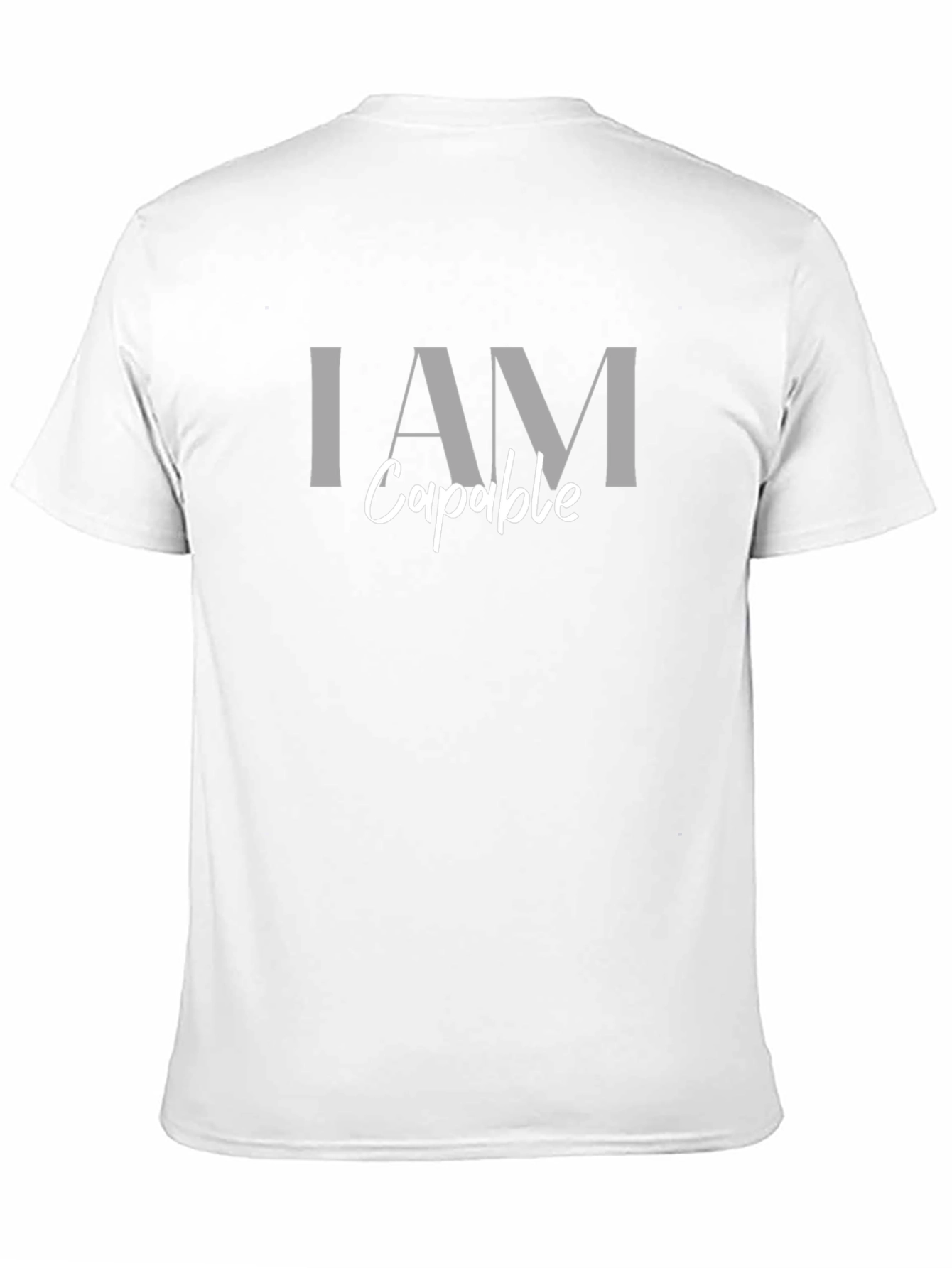 I AM Capable Black T-Shirt