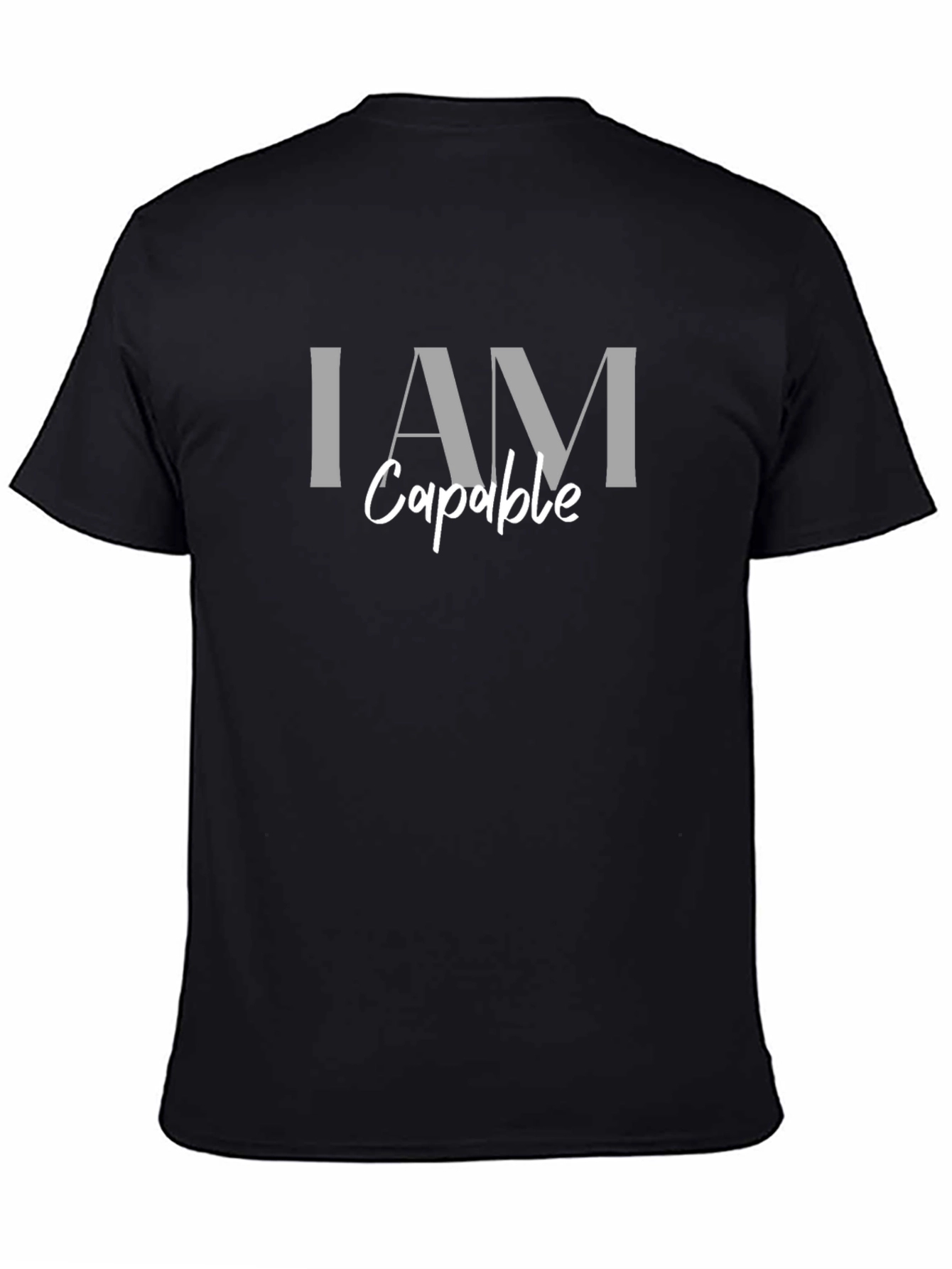 I AM Capable Black T-Shirt