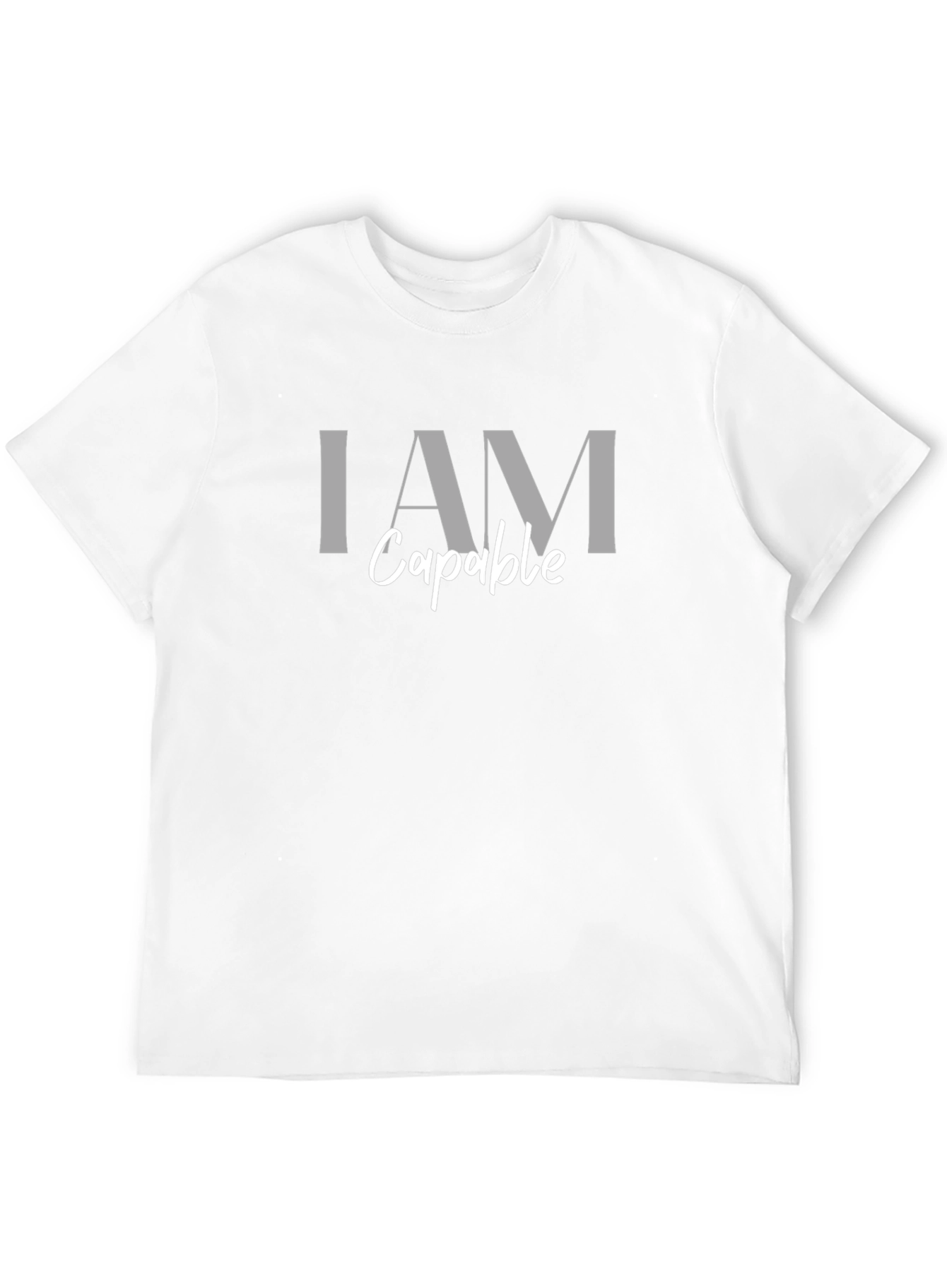 I AM Capable Black T-Shirt