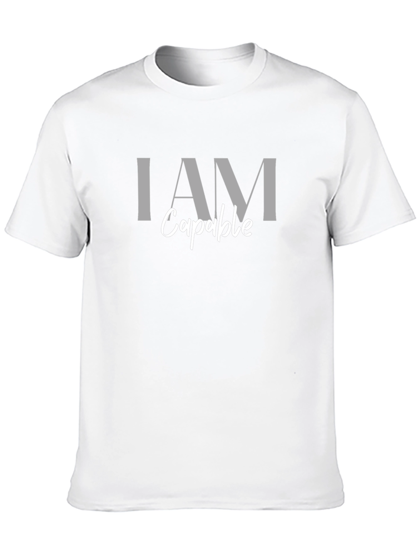 I AM Capable Black T-Shirt