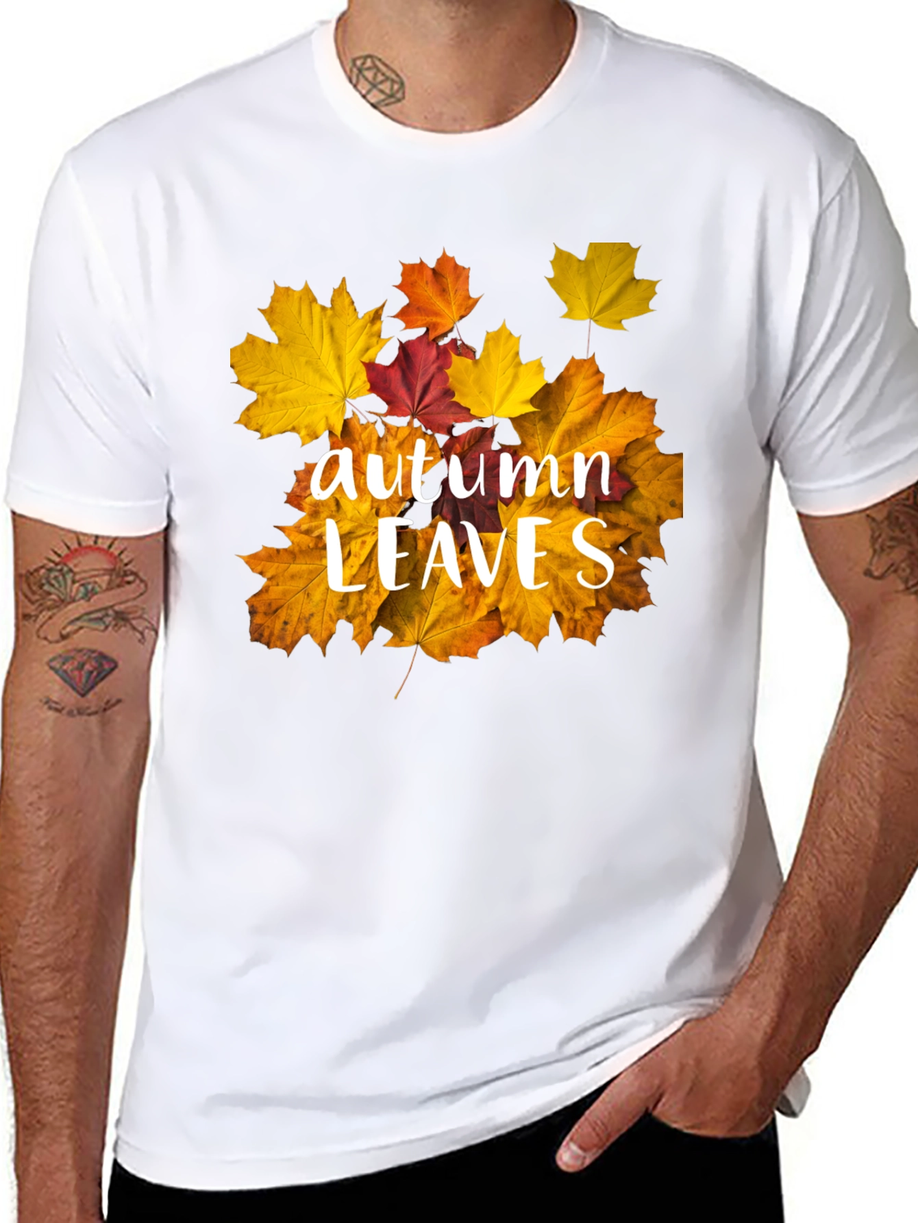 Autumn Leaves Graphic T-Shirt