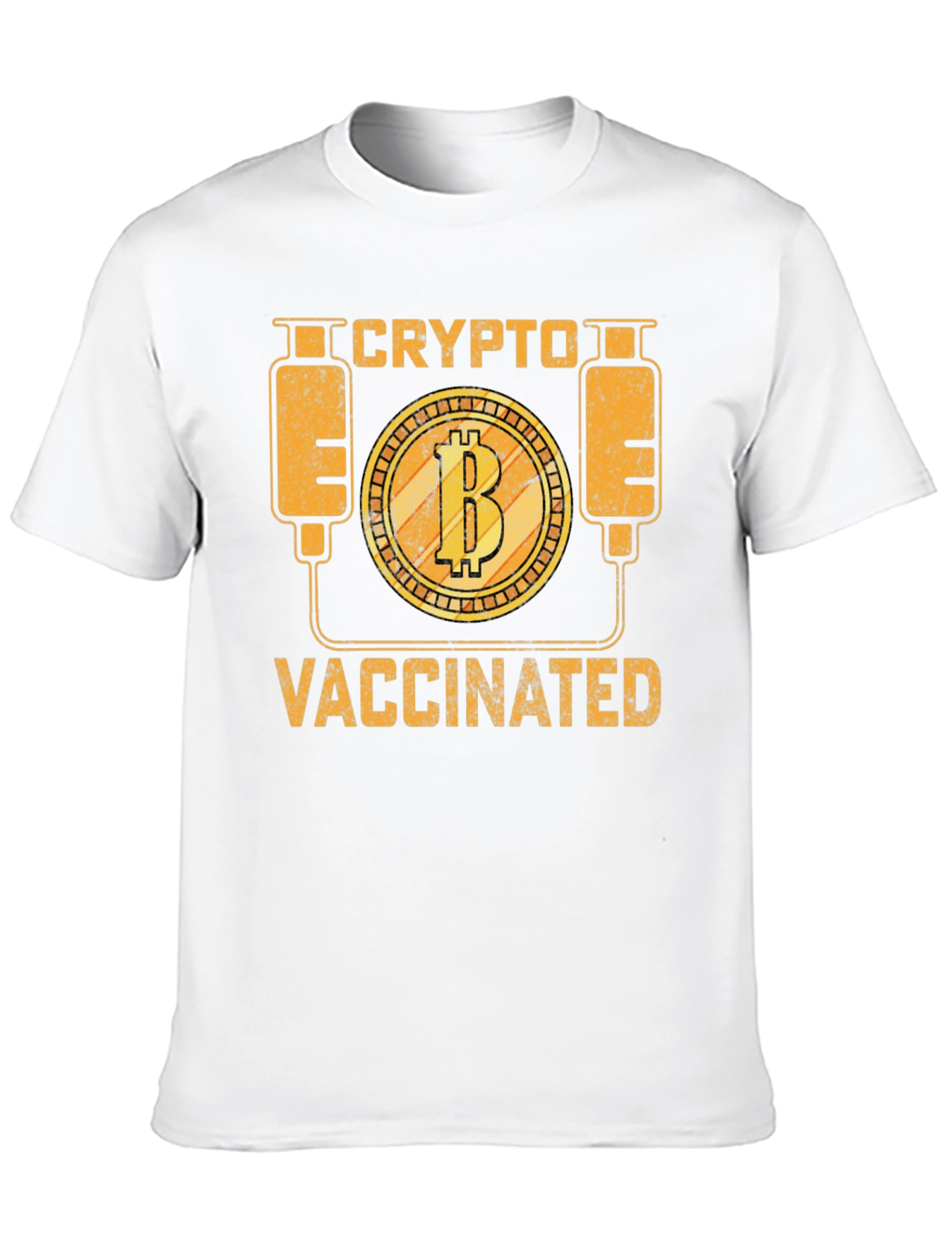 Crypto Vaccinated Bitcoin Graphic Tee