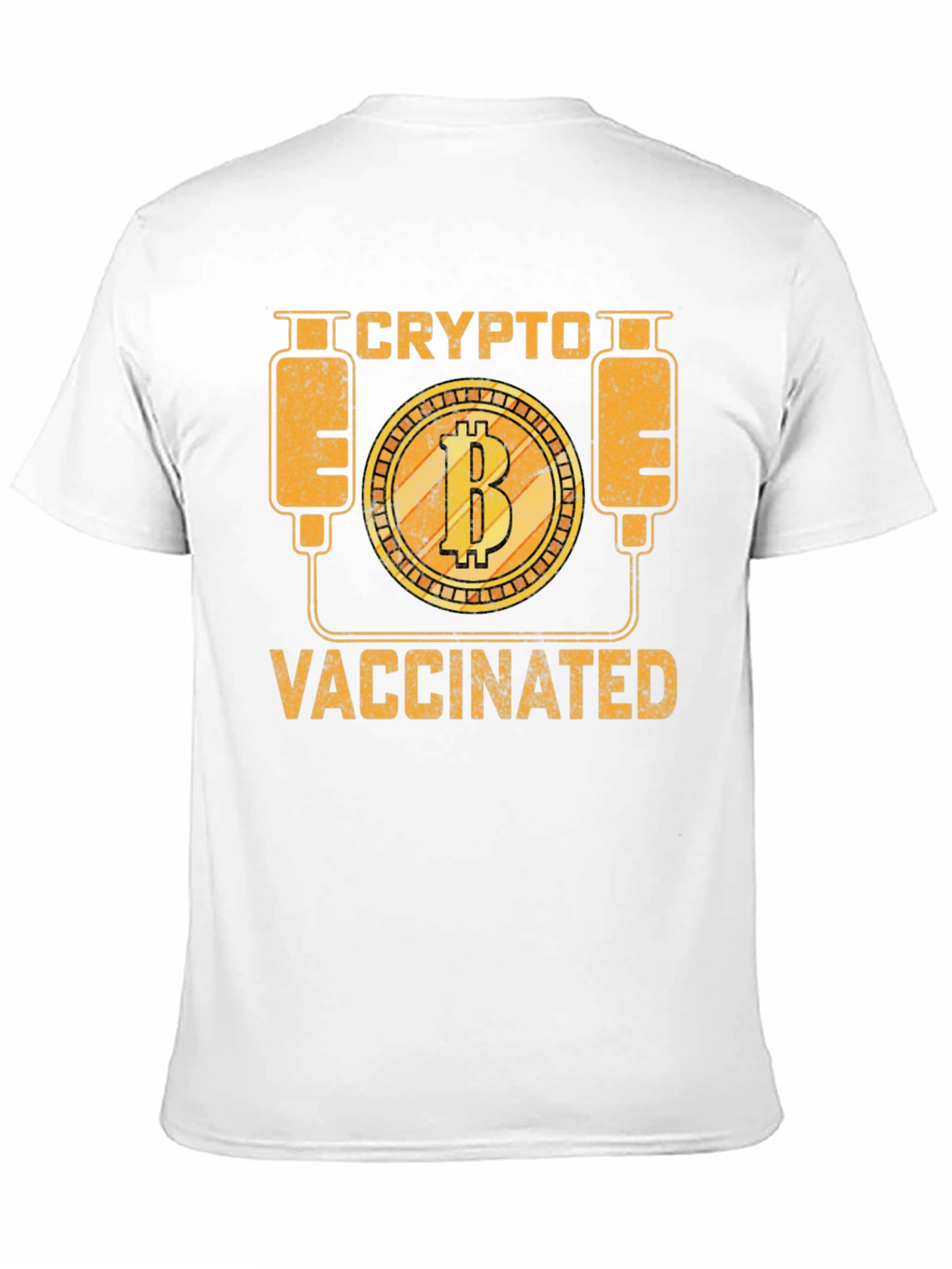 Crypto Vaccinated Bitcoin Graphic Tee