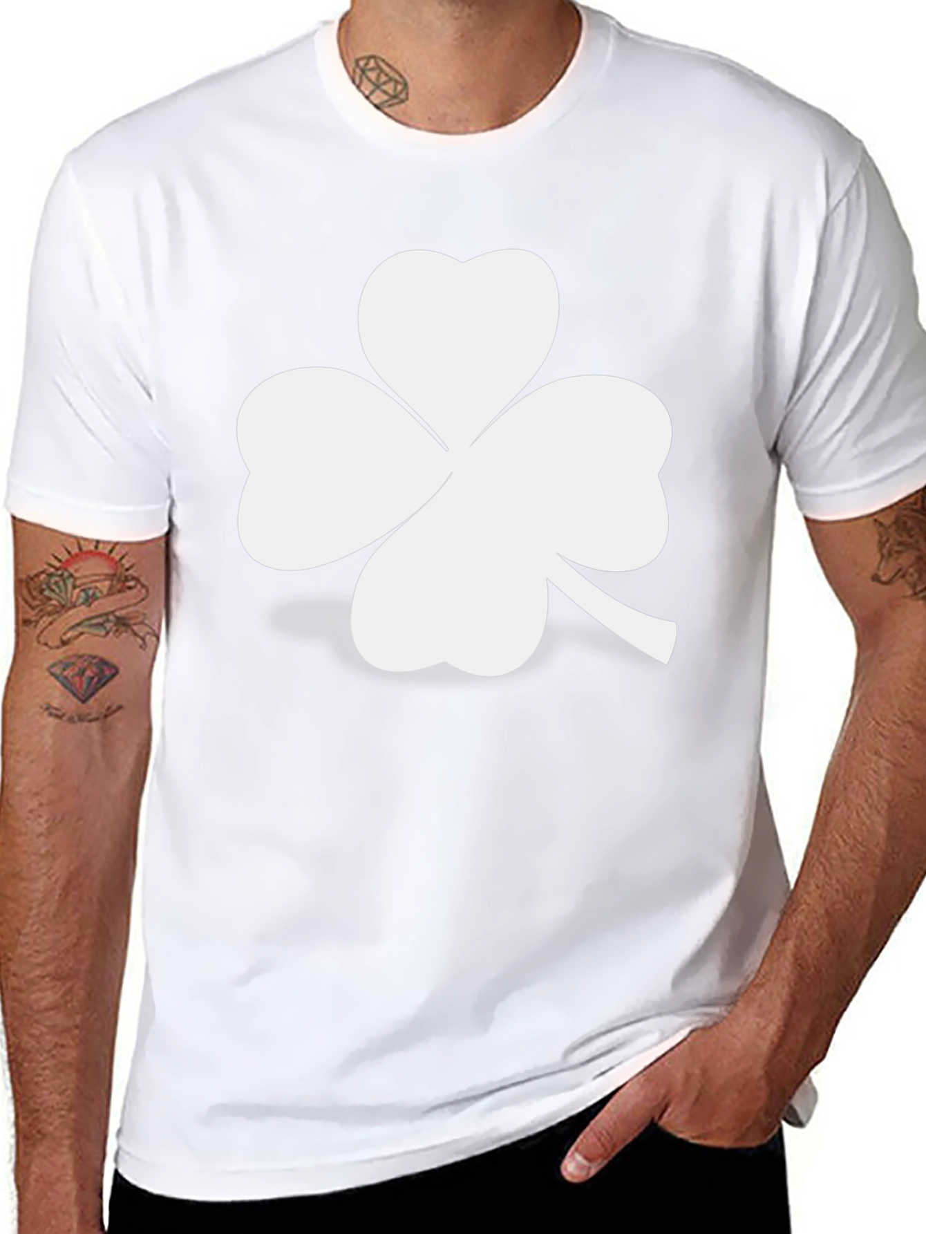 Shamrock Graphic Tee - Lucky Clover Design