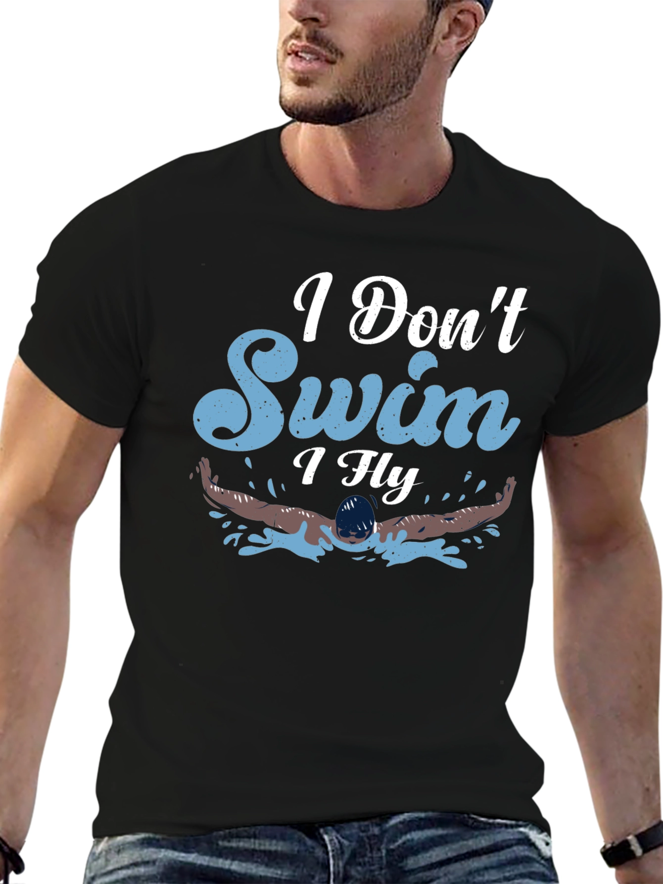 I Dont Swim I Fly Graphic Tee