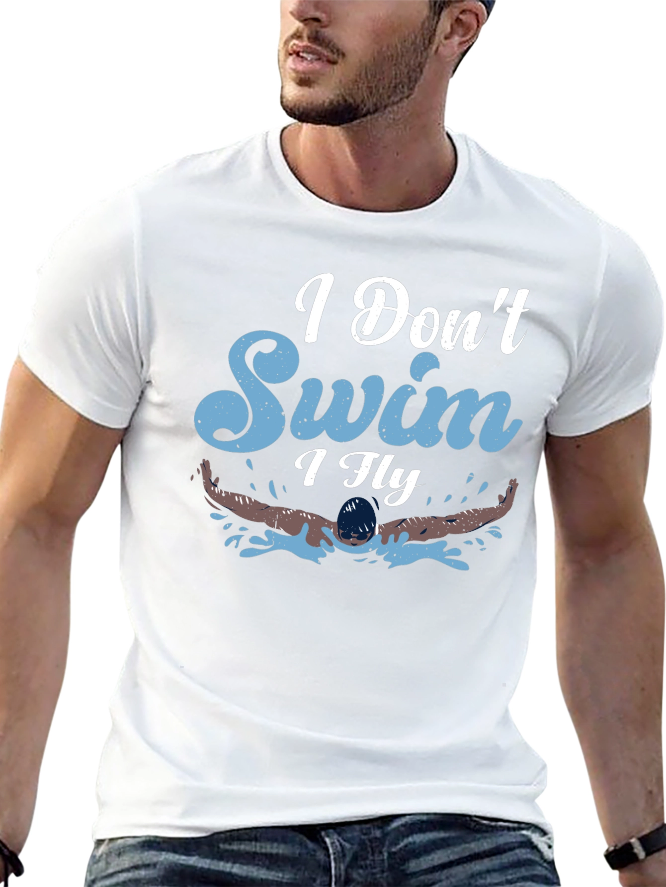 I Dont Swim I Fly Graphic Tee