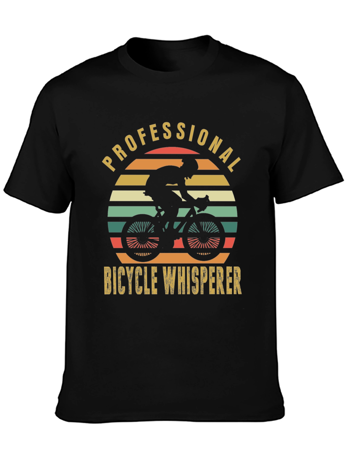 Professional Bicycle Whisperer Graphic T-Shirt