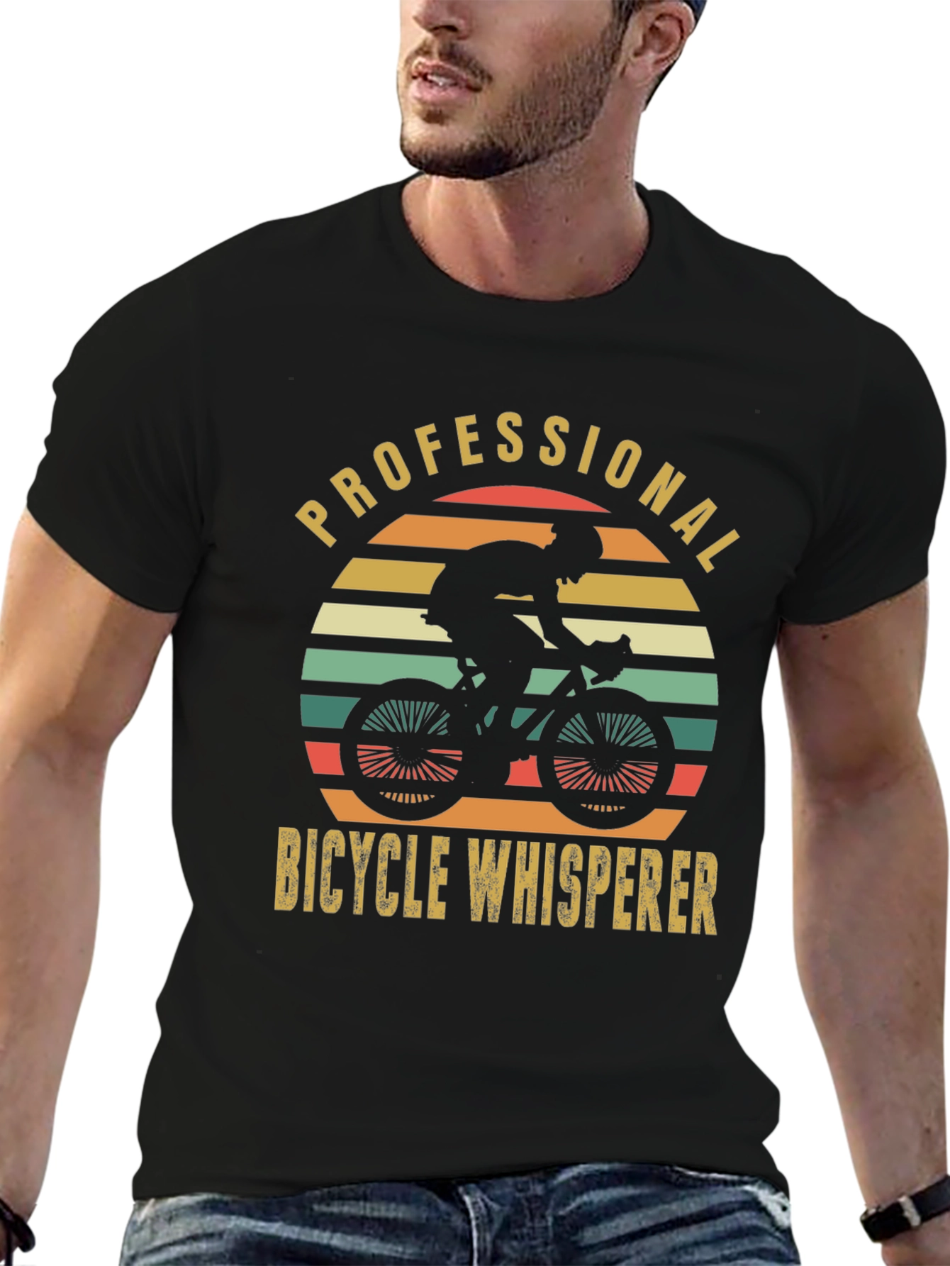 Professional Bicycle Whisperer Graphic T-Shirt