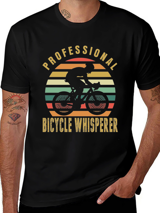 Professional Bicycle Whisperer Graphic T-Shirt