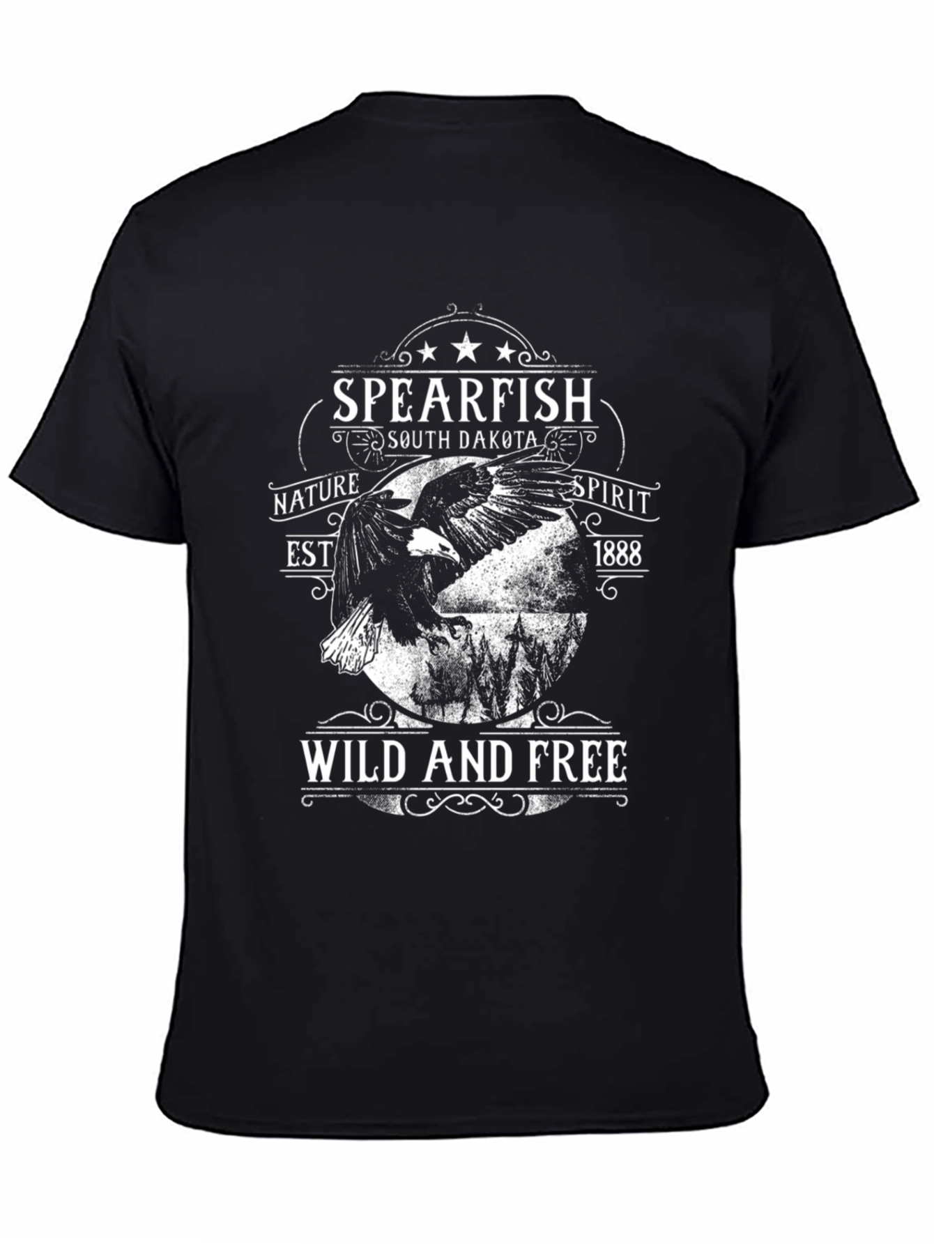 Spearfish South Dakota T-Shirt - Wild & Free Design