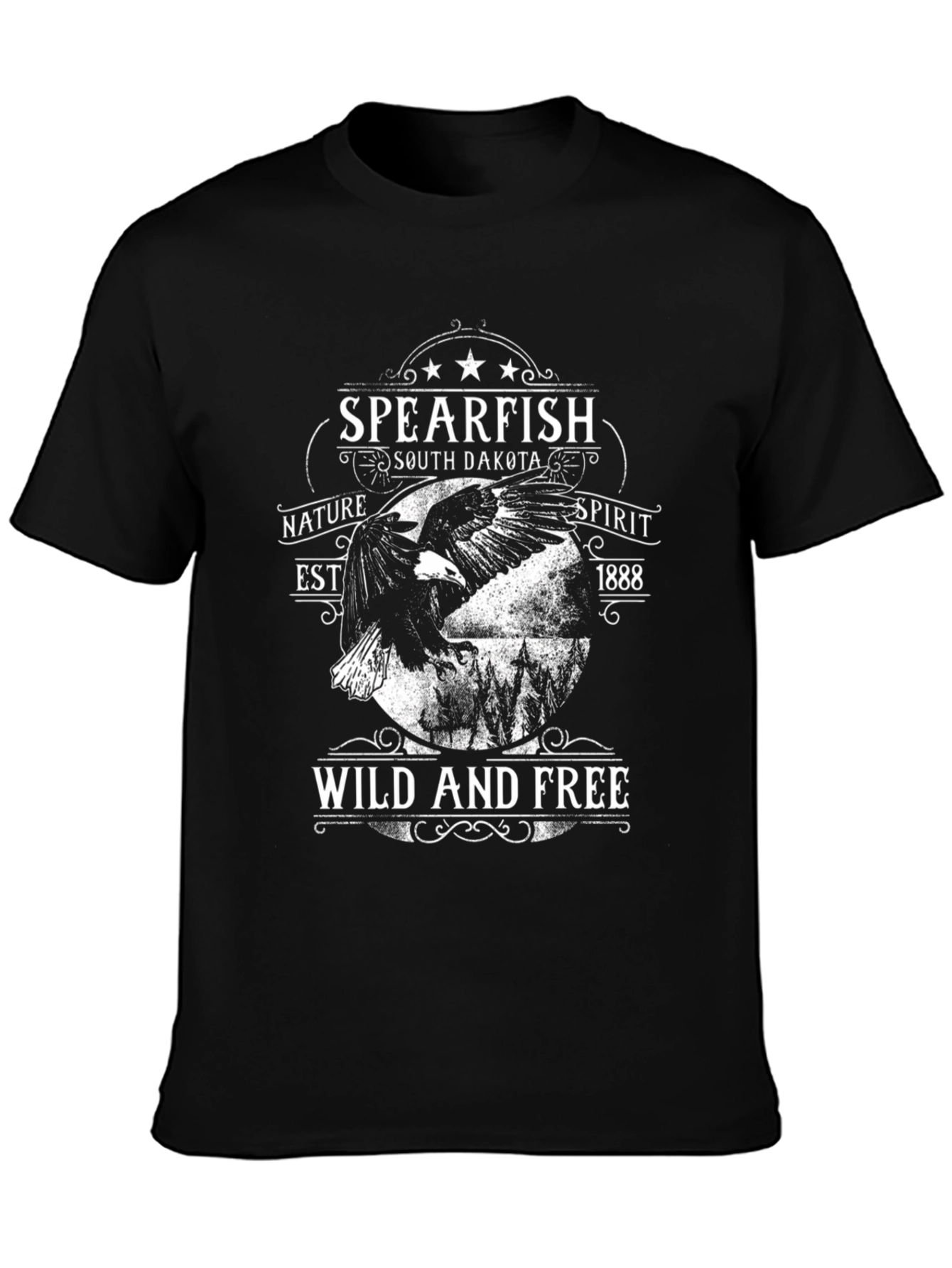 Spearfish South Dakota T-Shirt - Wild & Free Design
