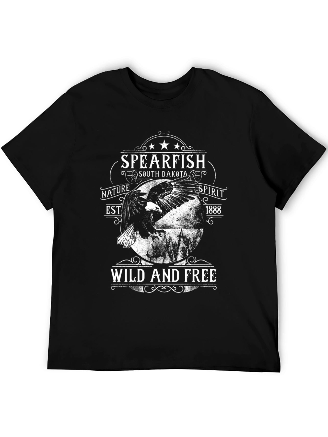 Spearfish South Dakota T-Shirt - Wild & Free Design