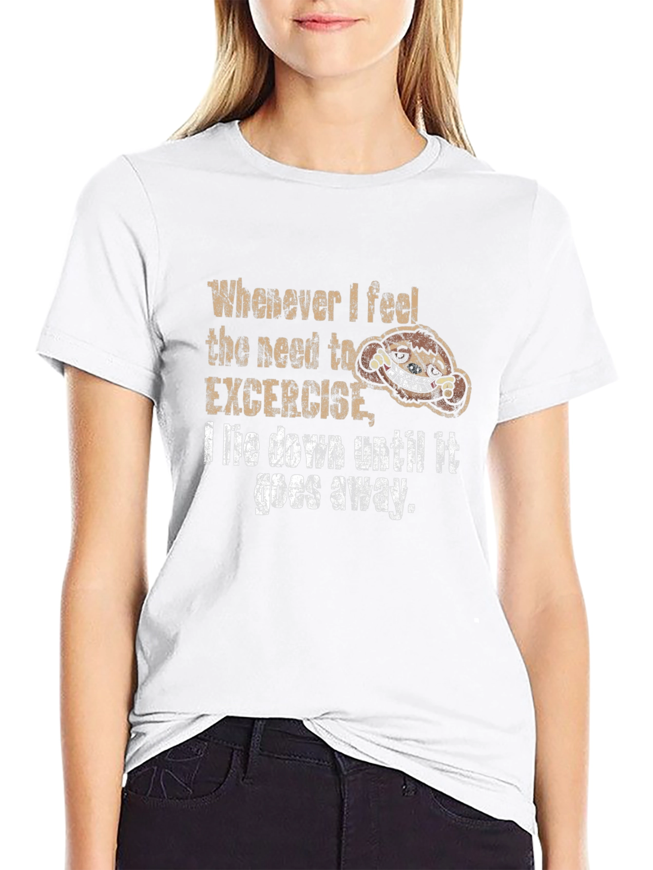 Funny Exercise Sloth T-Shirt - Unisex