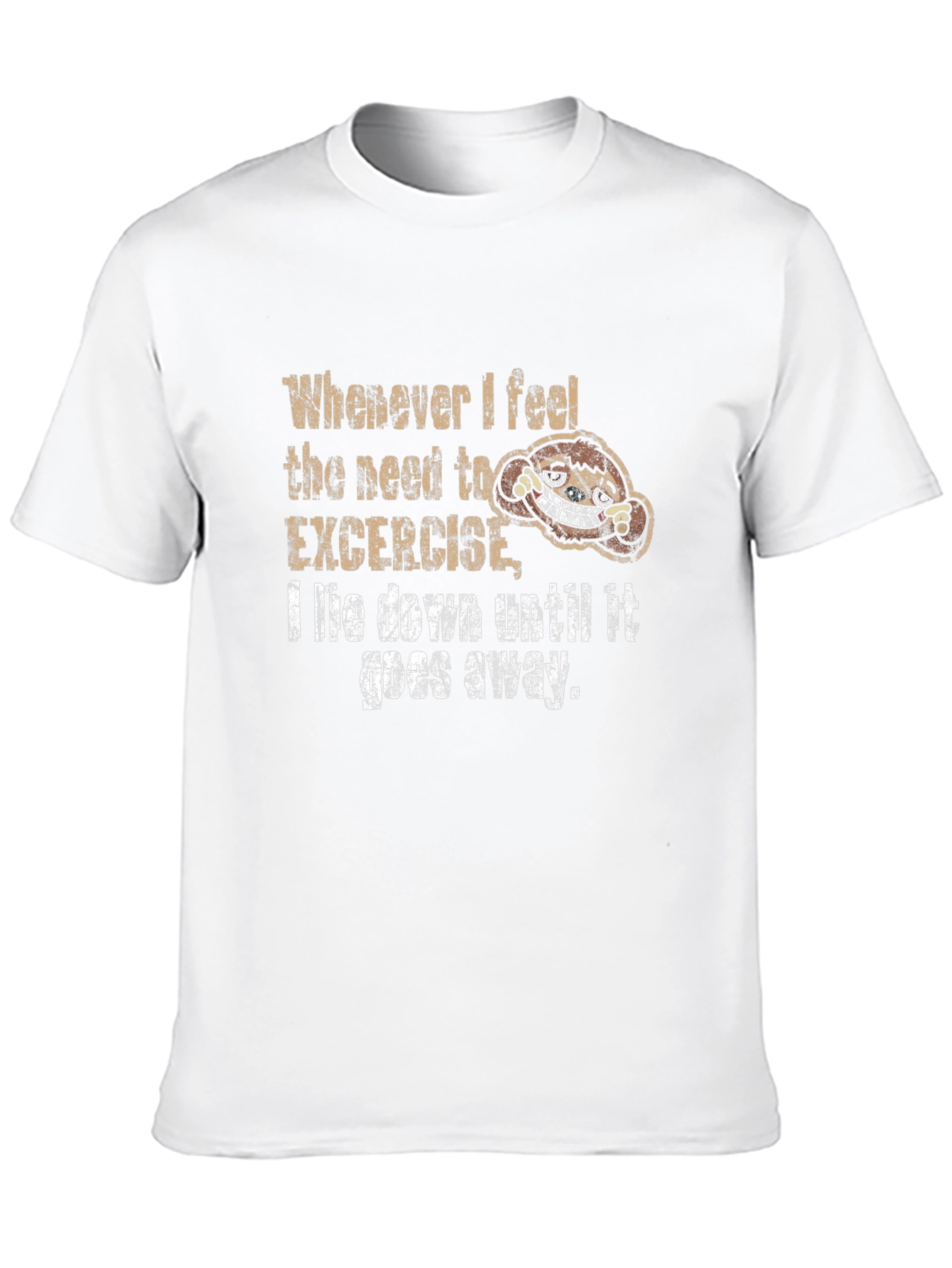 Funny Exercise Sloth T-Shirt - Unisex