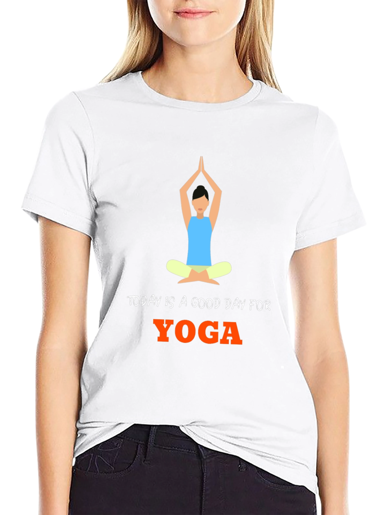 Yoga Day Graphic T-Shirt - Comfortable Cotton Blend