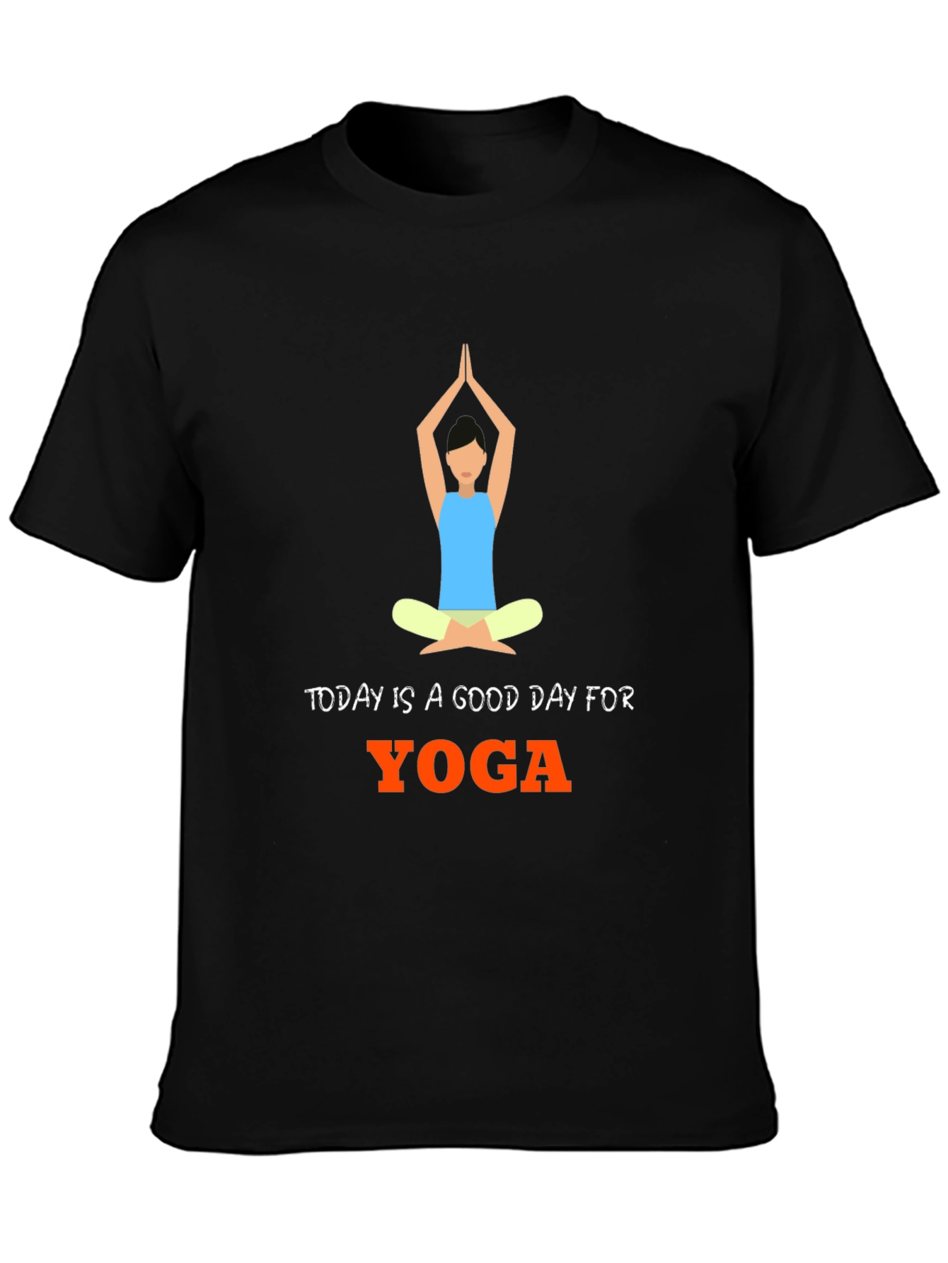 Yoga Day Graphic T-Shirt - Comfortable Cotton Blend