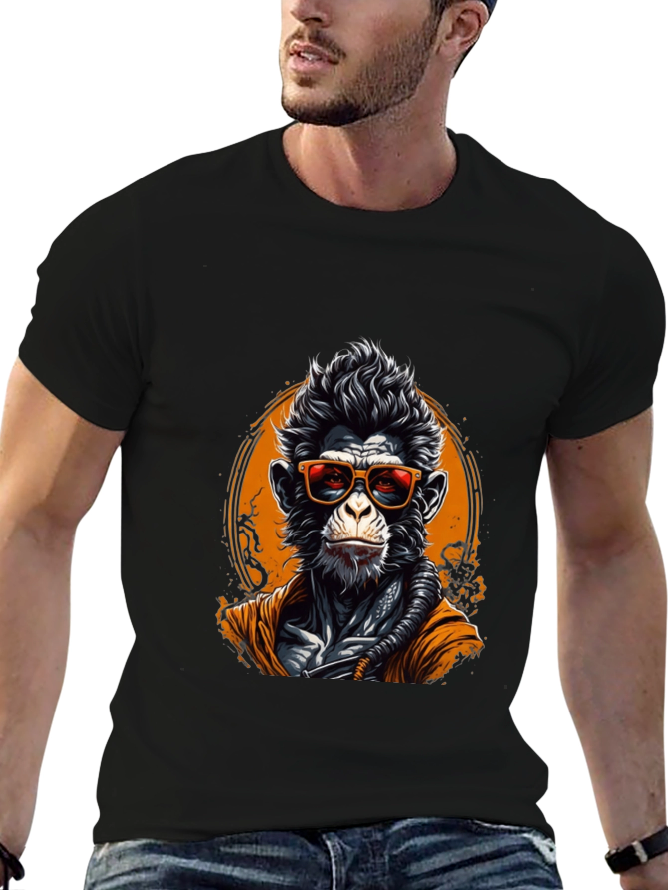 Cool Ape Graphic Tee - Black T-Shirt