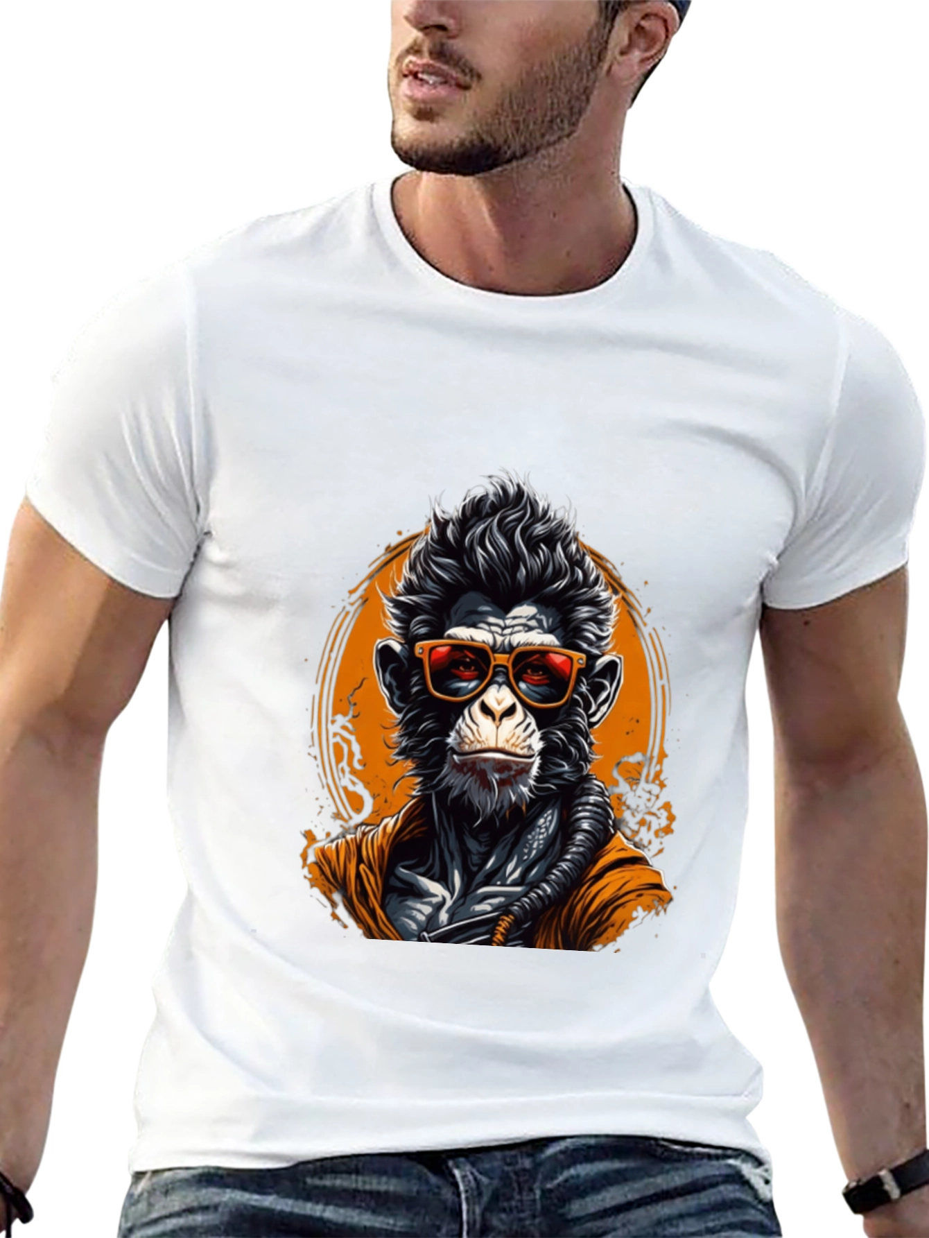 Cool Ape Graphic Tee - Black T-Shirt