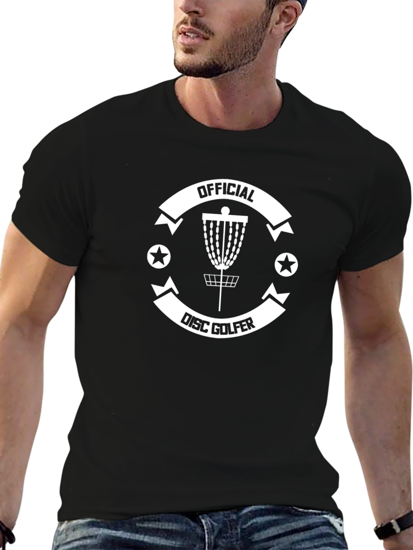 Official Disc Golfer Tee - Black