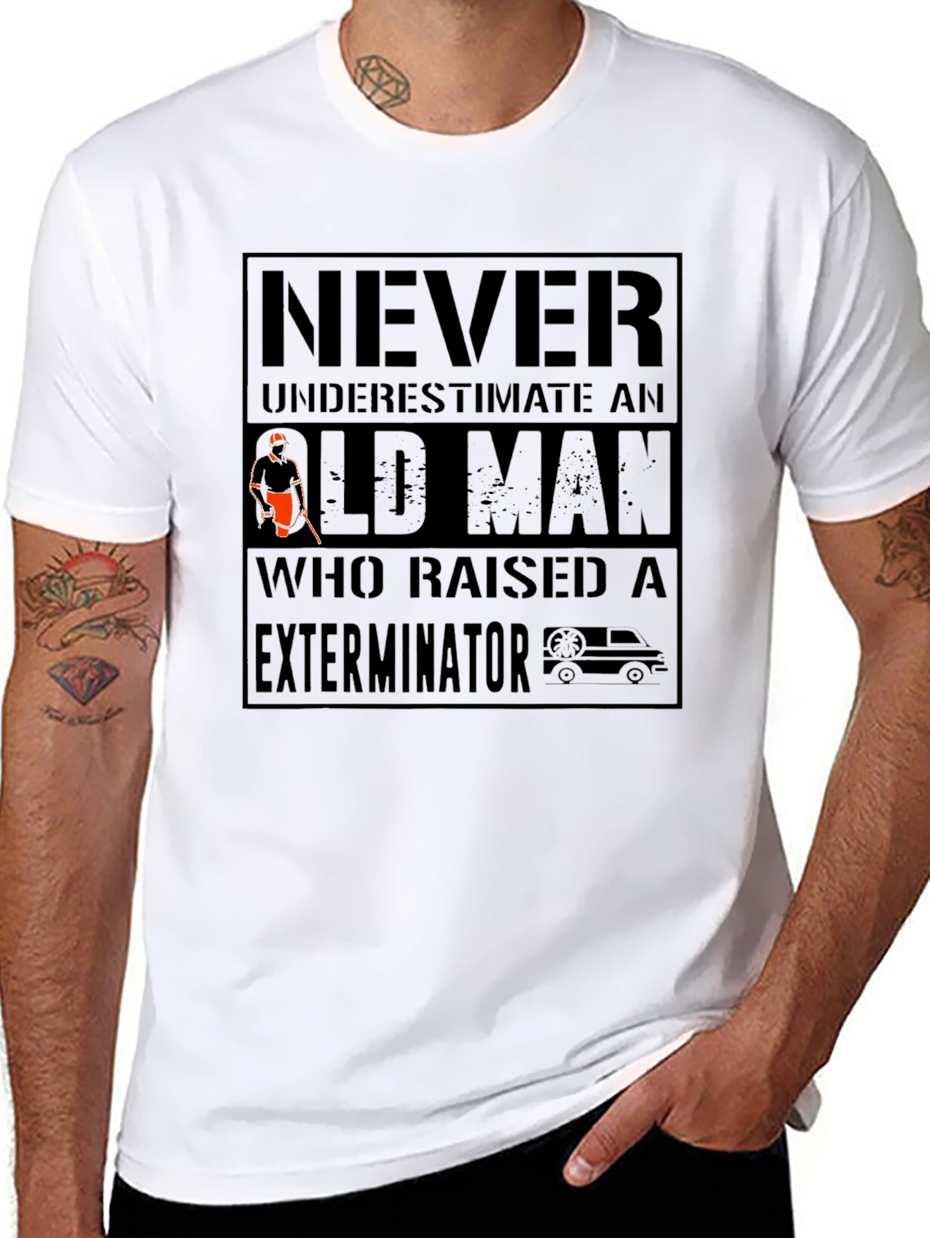 Never Underestimate Exterminator T-Shirt