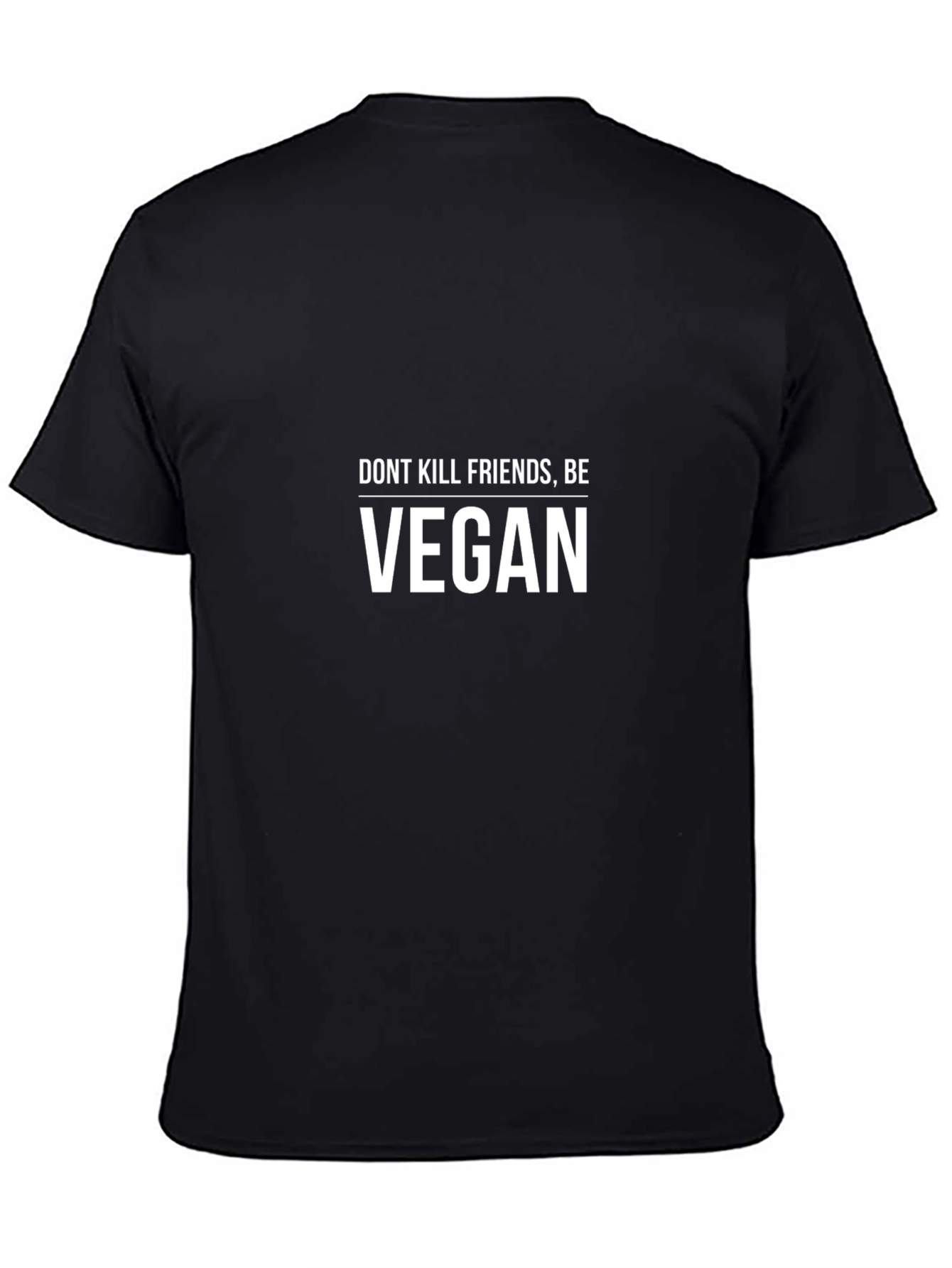 Vegan Slogan Graphic Print Tee