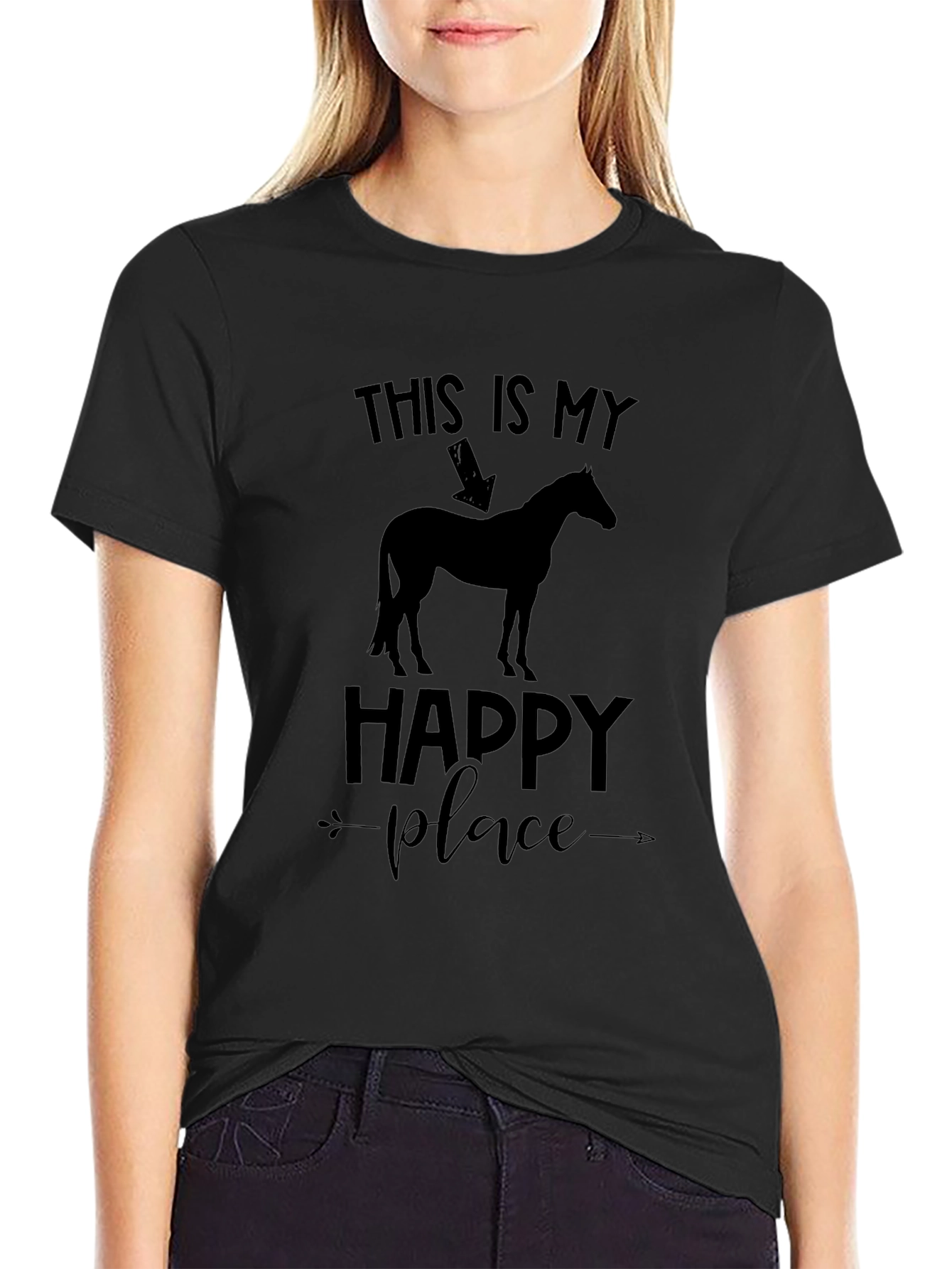 This is My Happy Place Horse T-Shirt