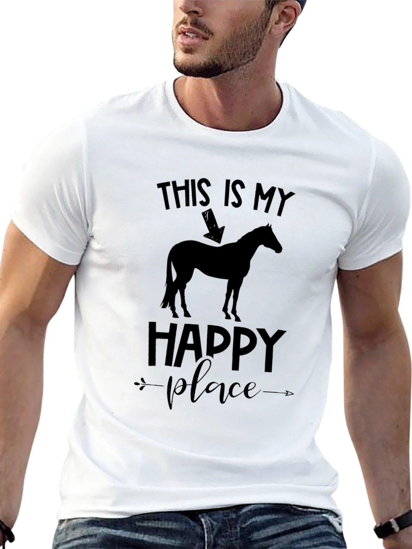 This is My Happy Place Horse T-Shirt