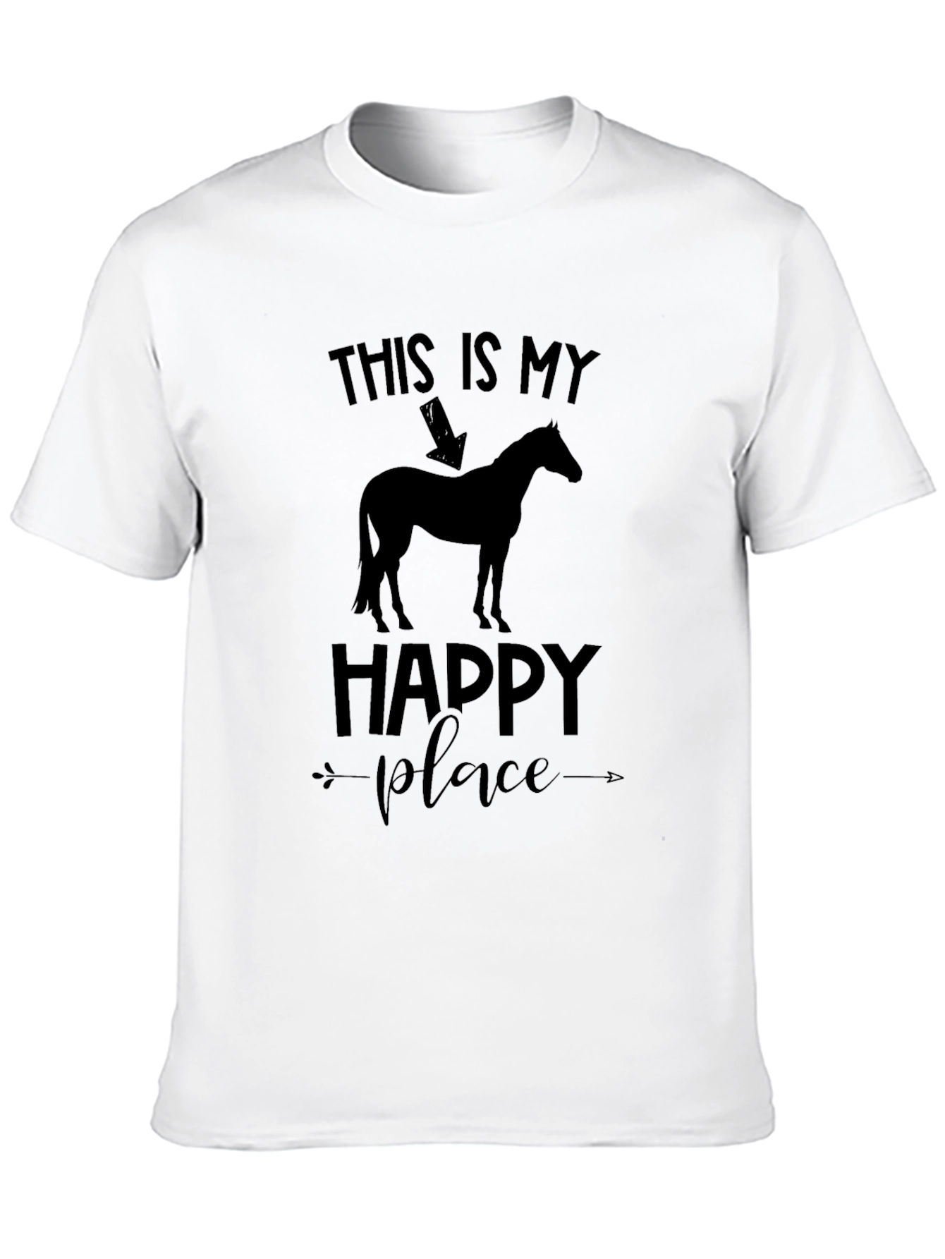 This is My Happy Place Horse T-Shirt