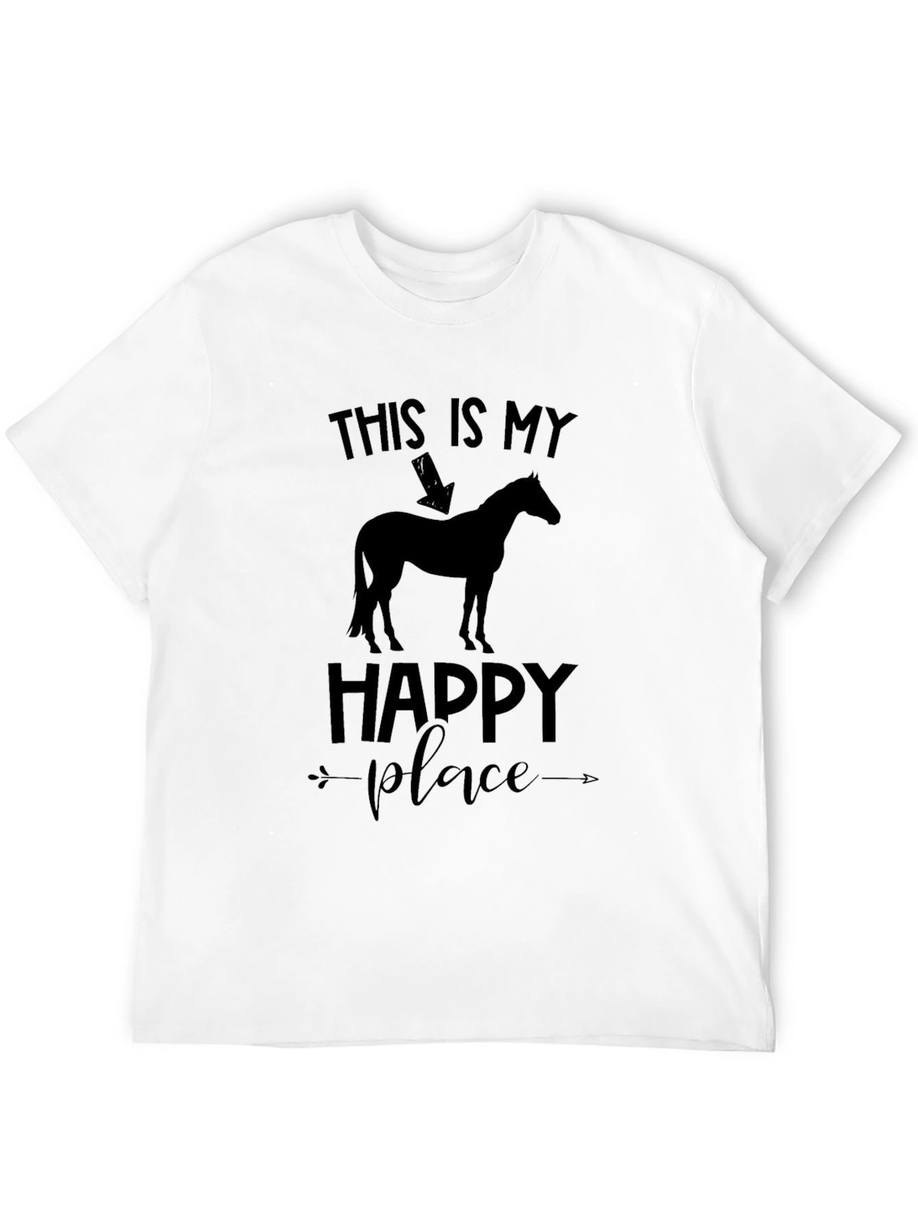 This is My Happy Place Horse T-Shirt