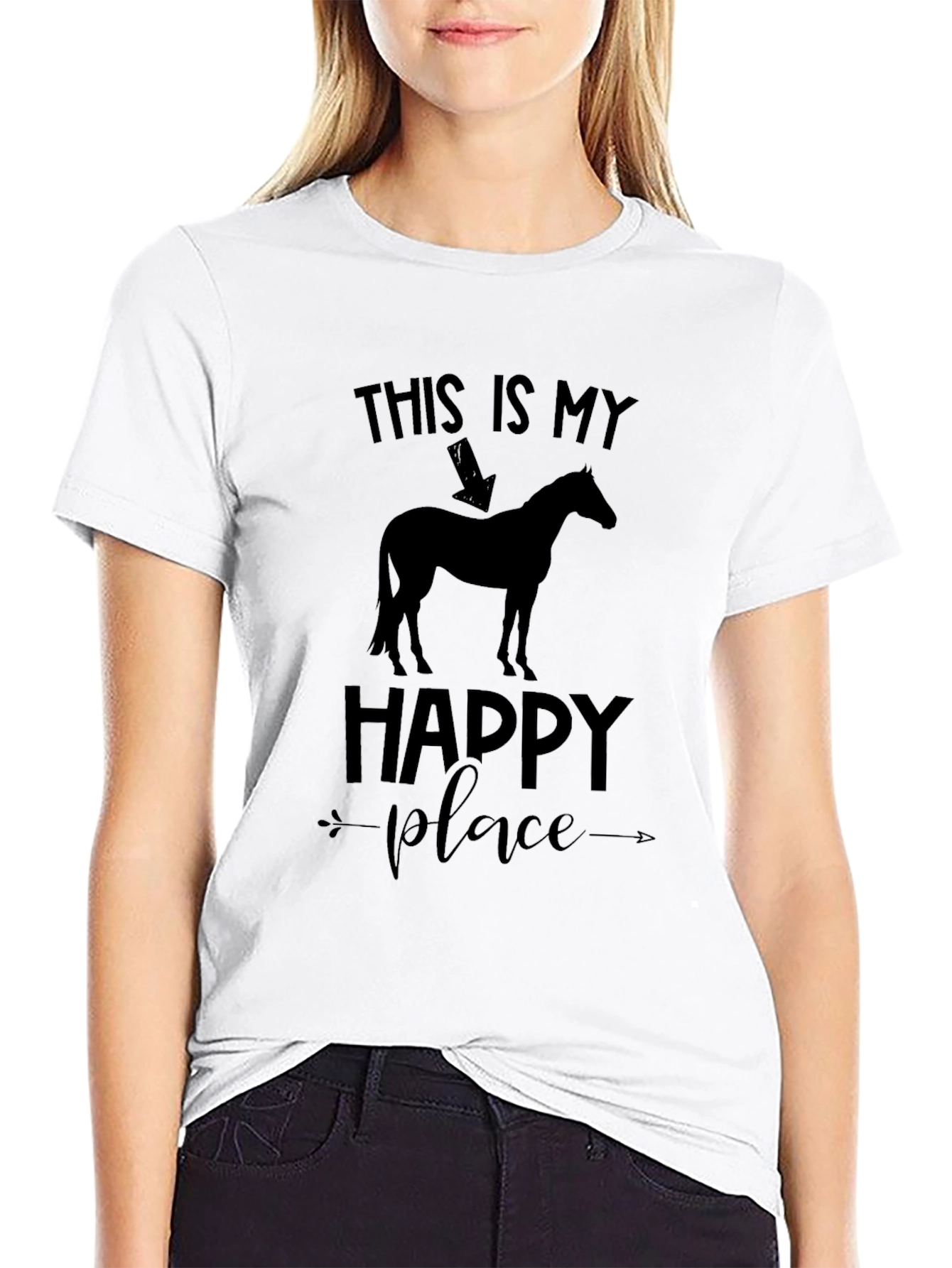 This is My Happy Place Horse T-Shirt