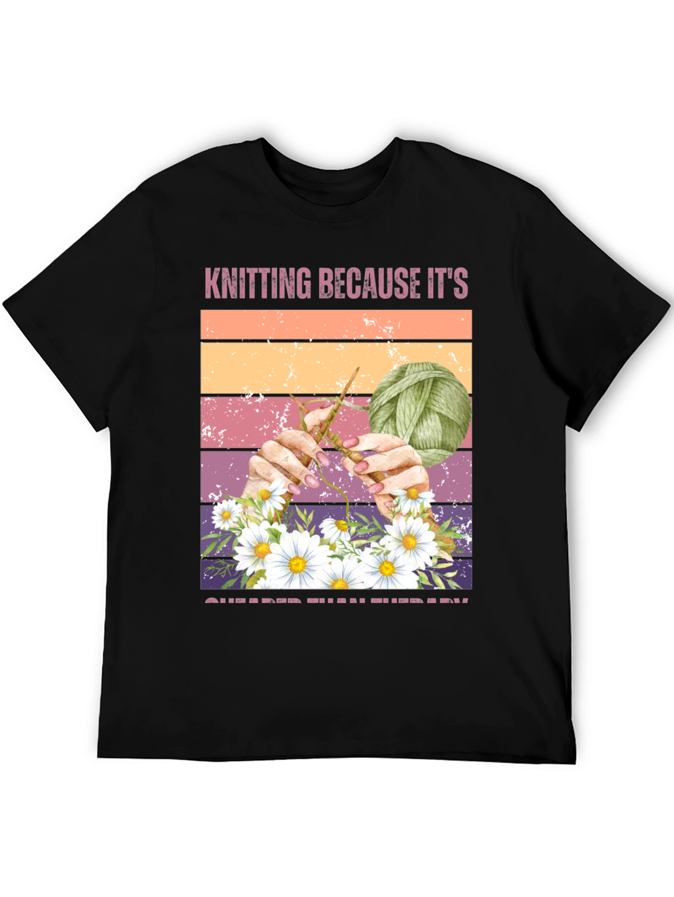 Knitting Therapy T-Shirt