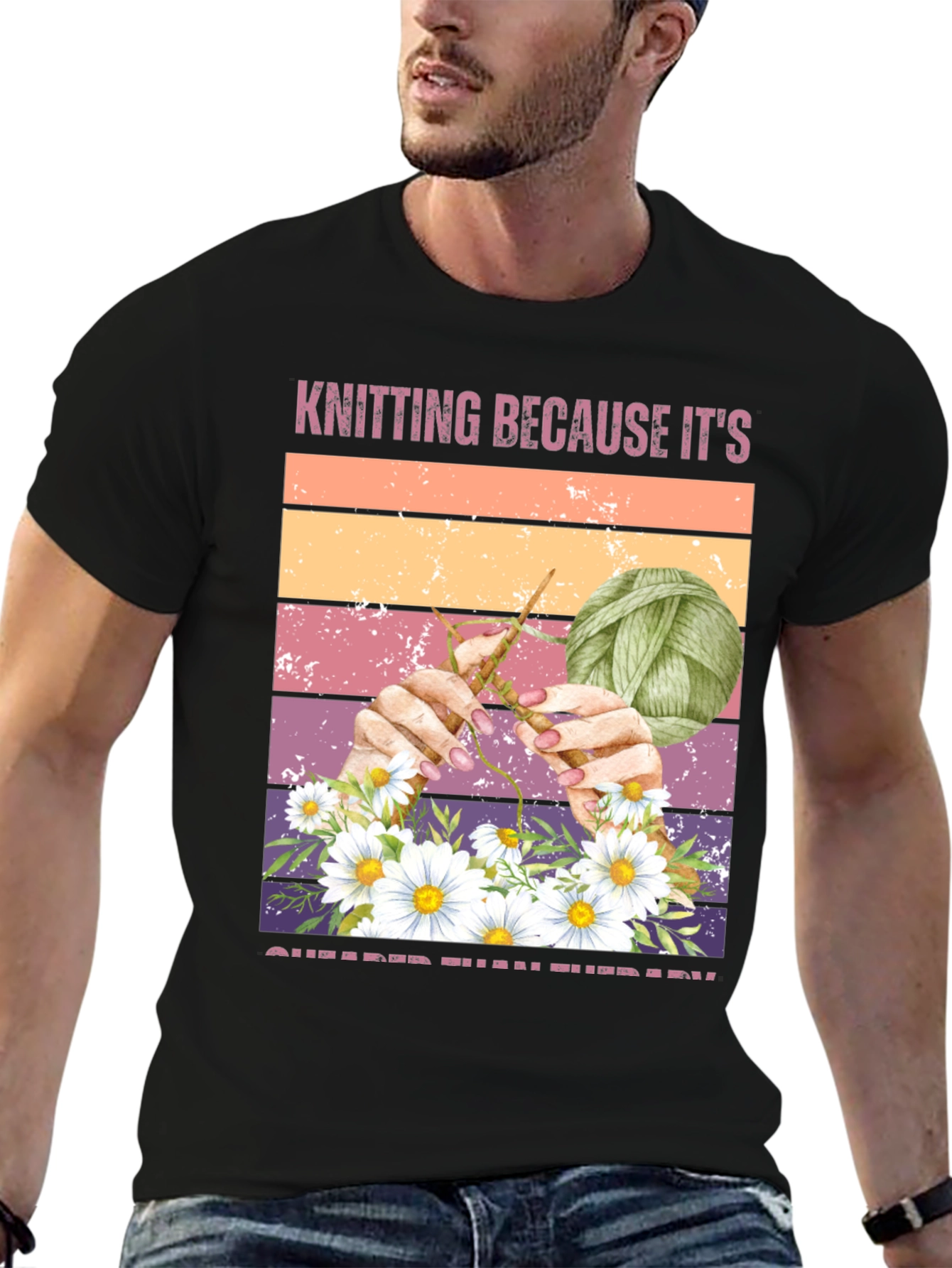 Knitting Therapy T-Shirt