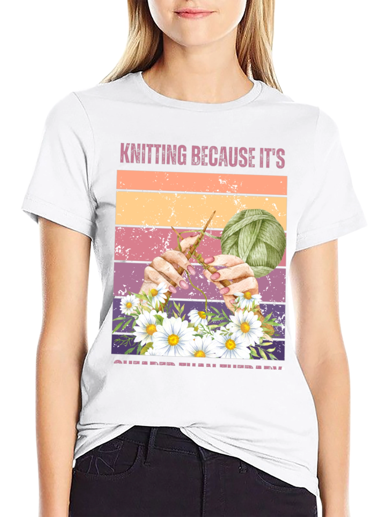 Knitting Therapy T-Shirt