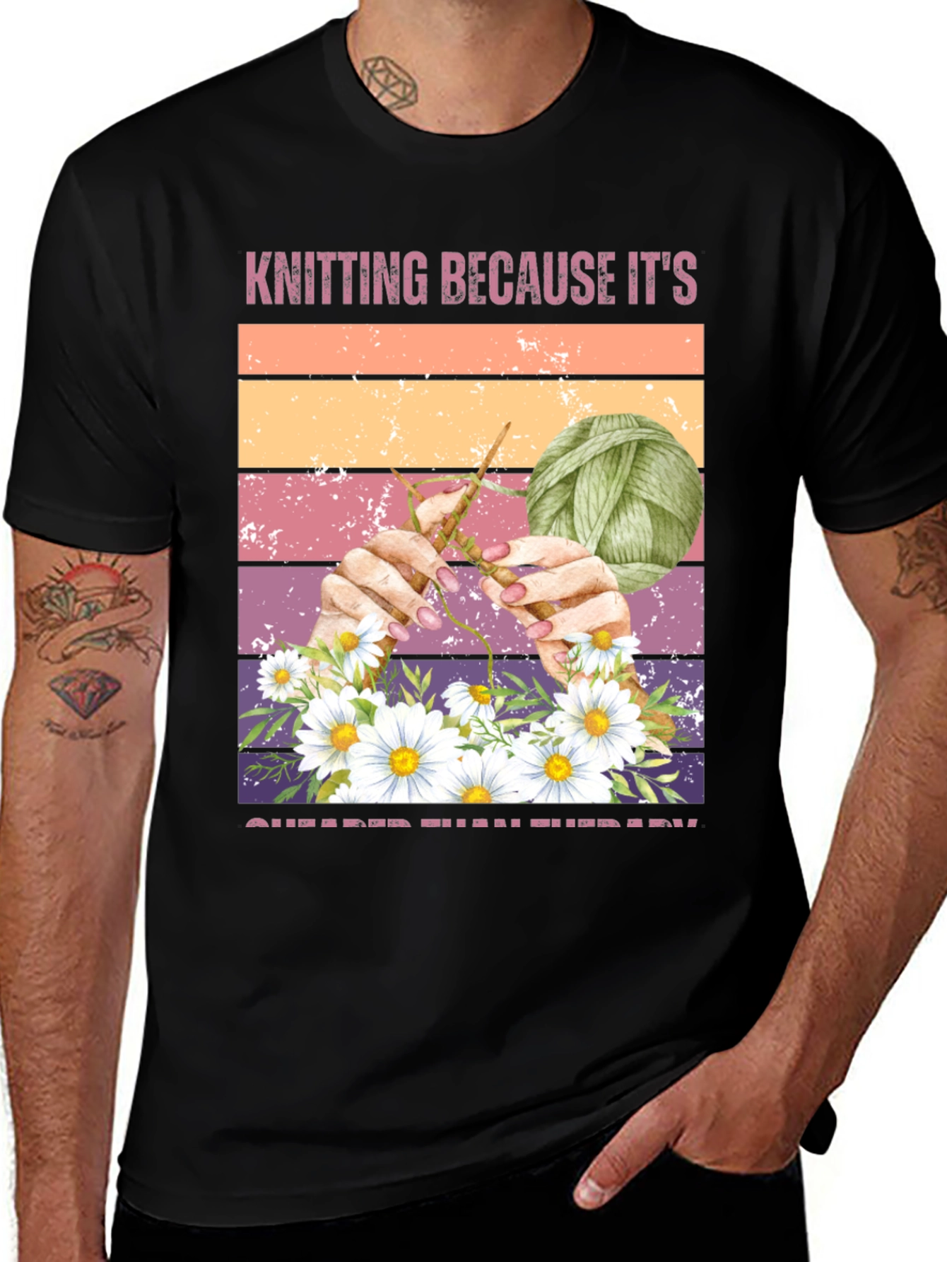 Knitting Therapy T-Shirt