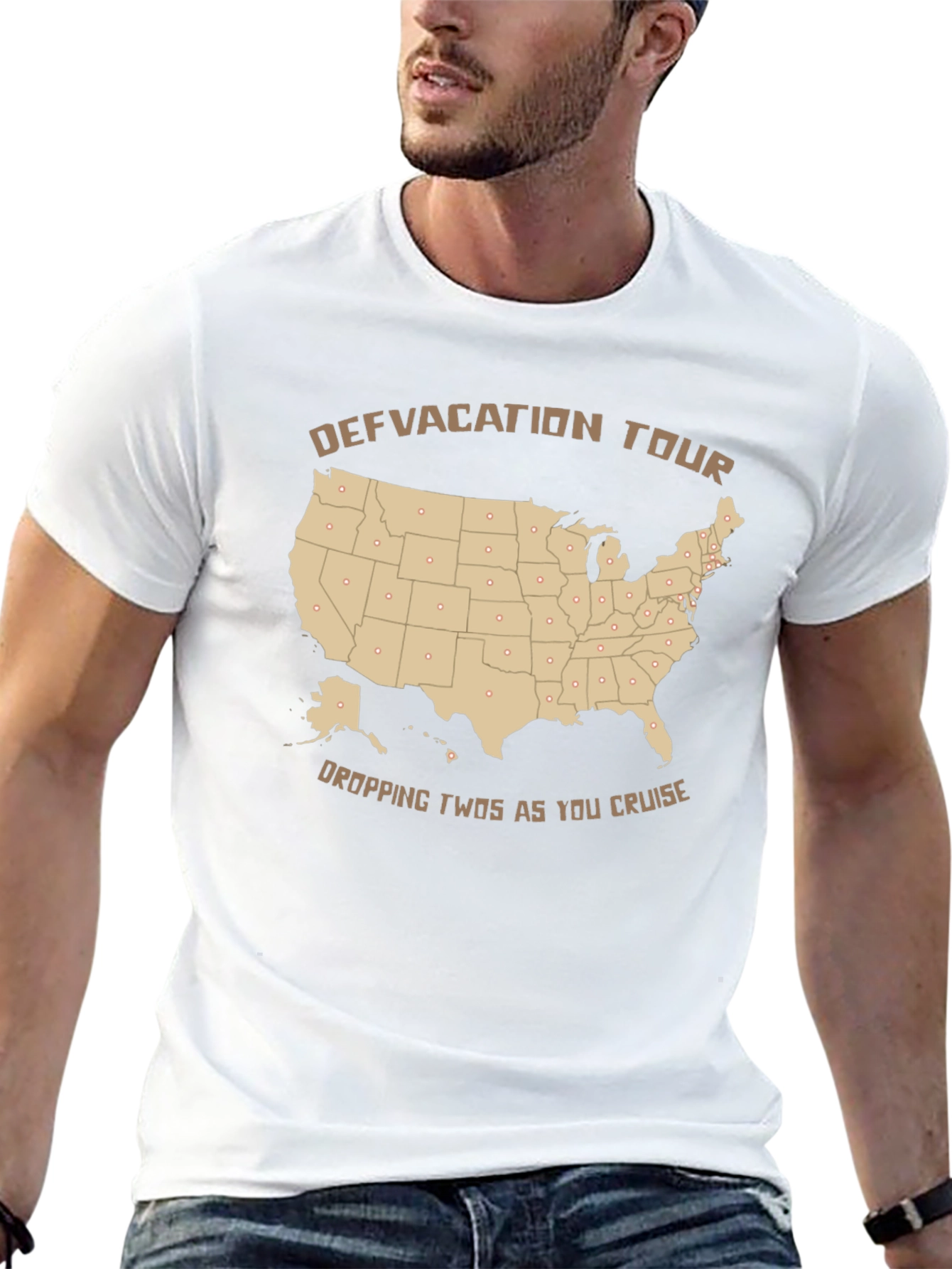 Defvacation Tour Graphic T-Shirt