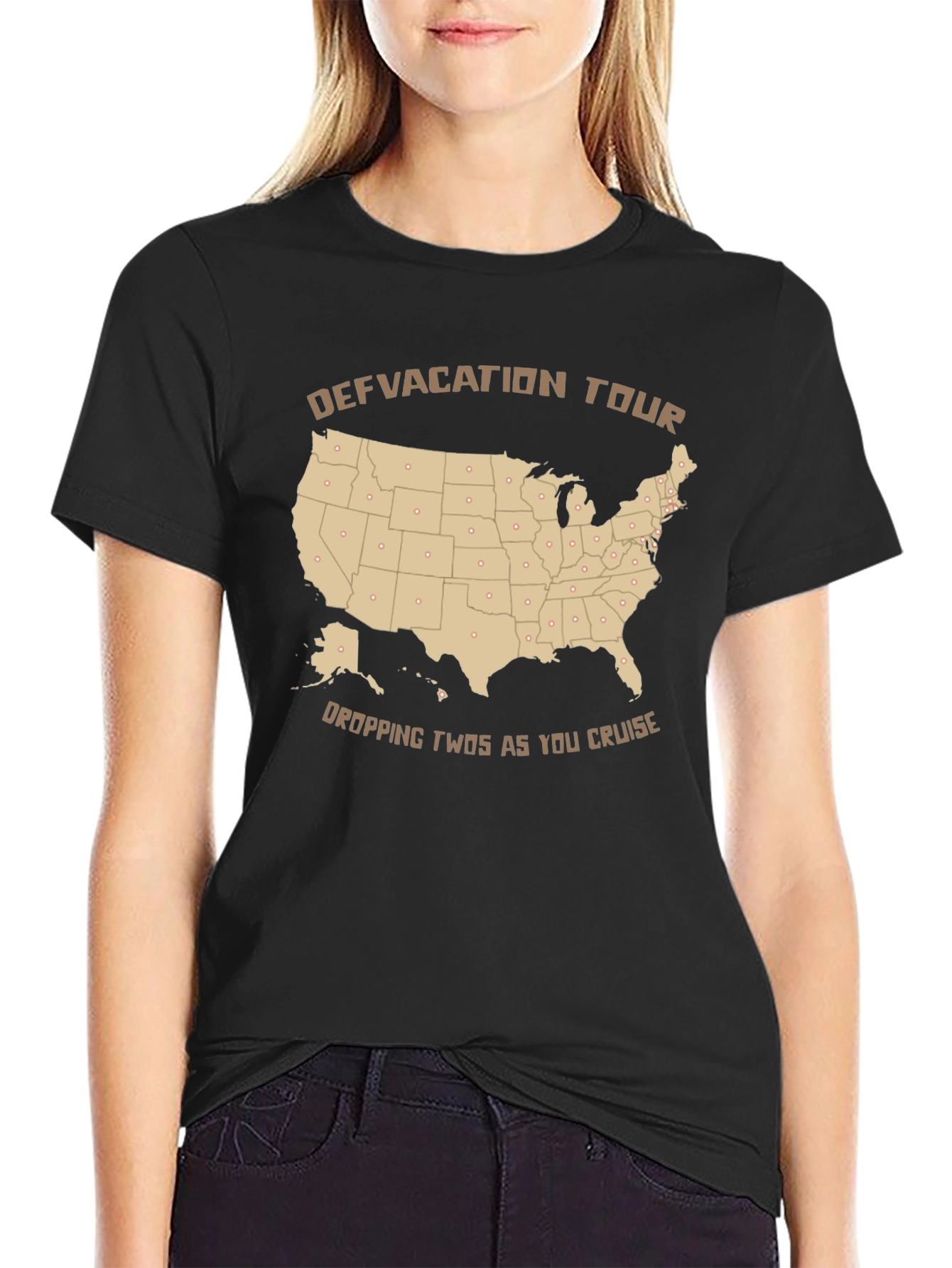 Defvacation Tour Graphic T-Shirt