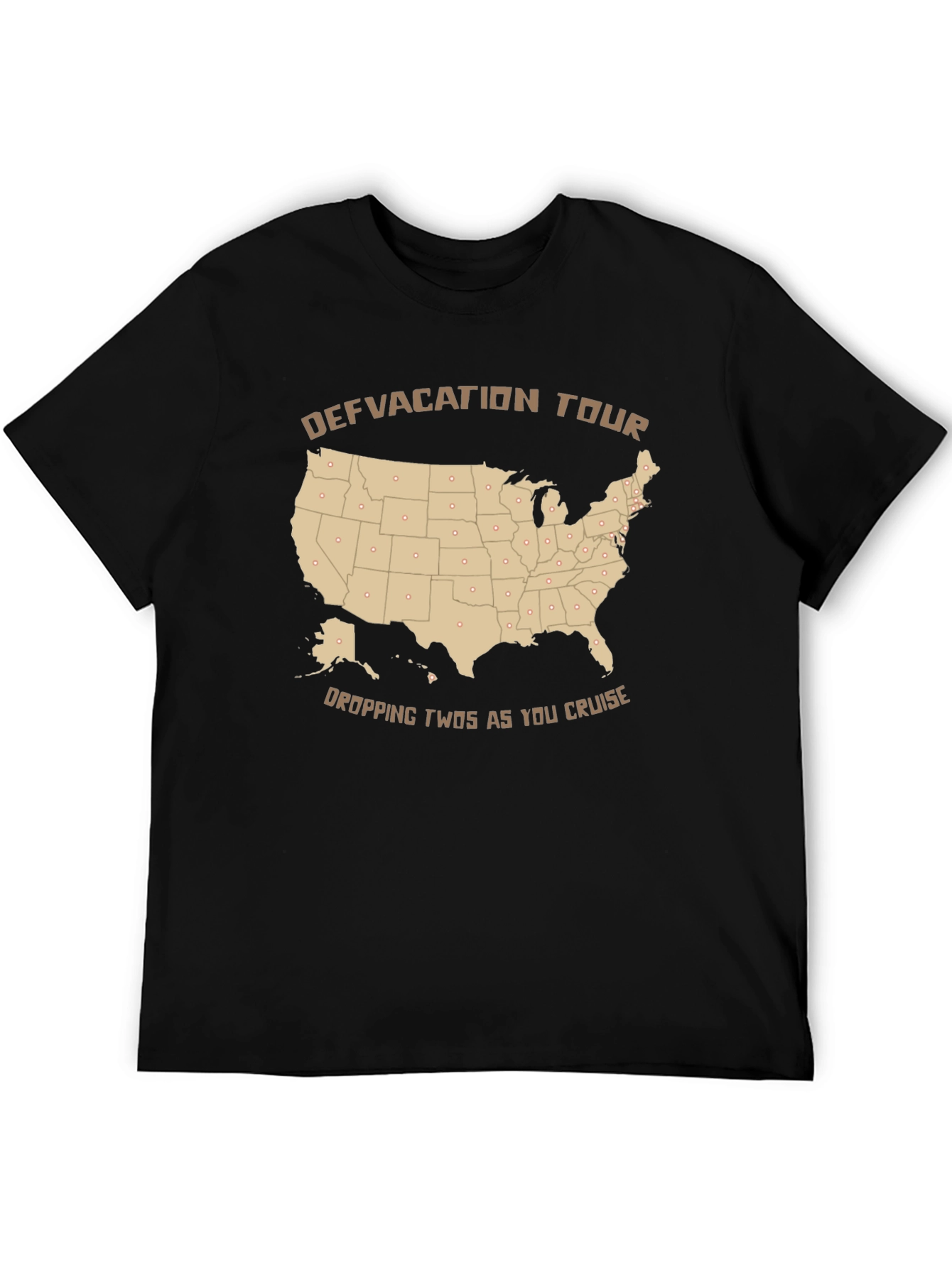 Defvacation Tour Graphic T-Shirt