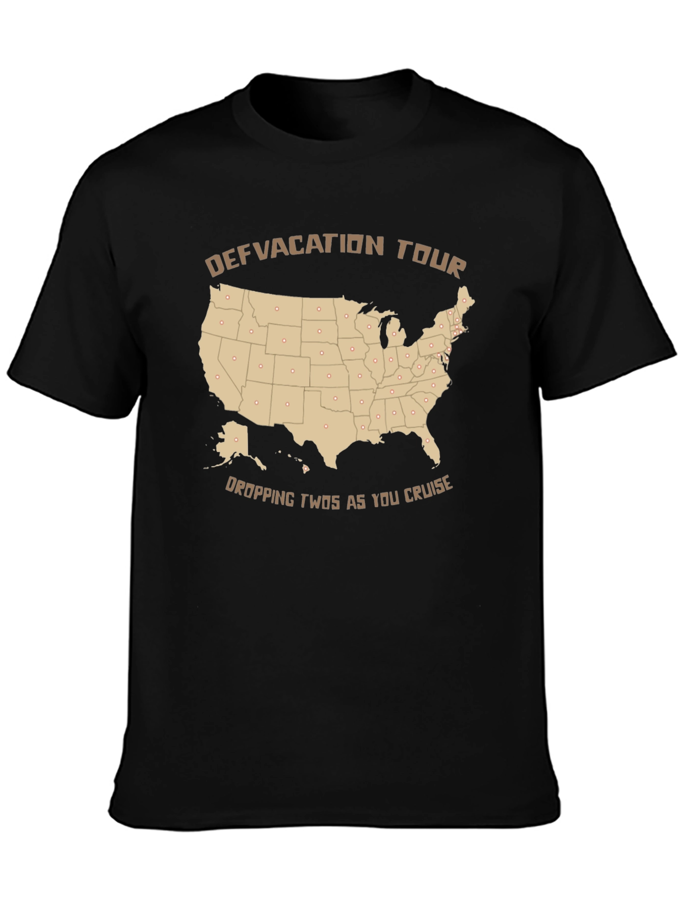 Defvacation Tour Graphic T-Shirt