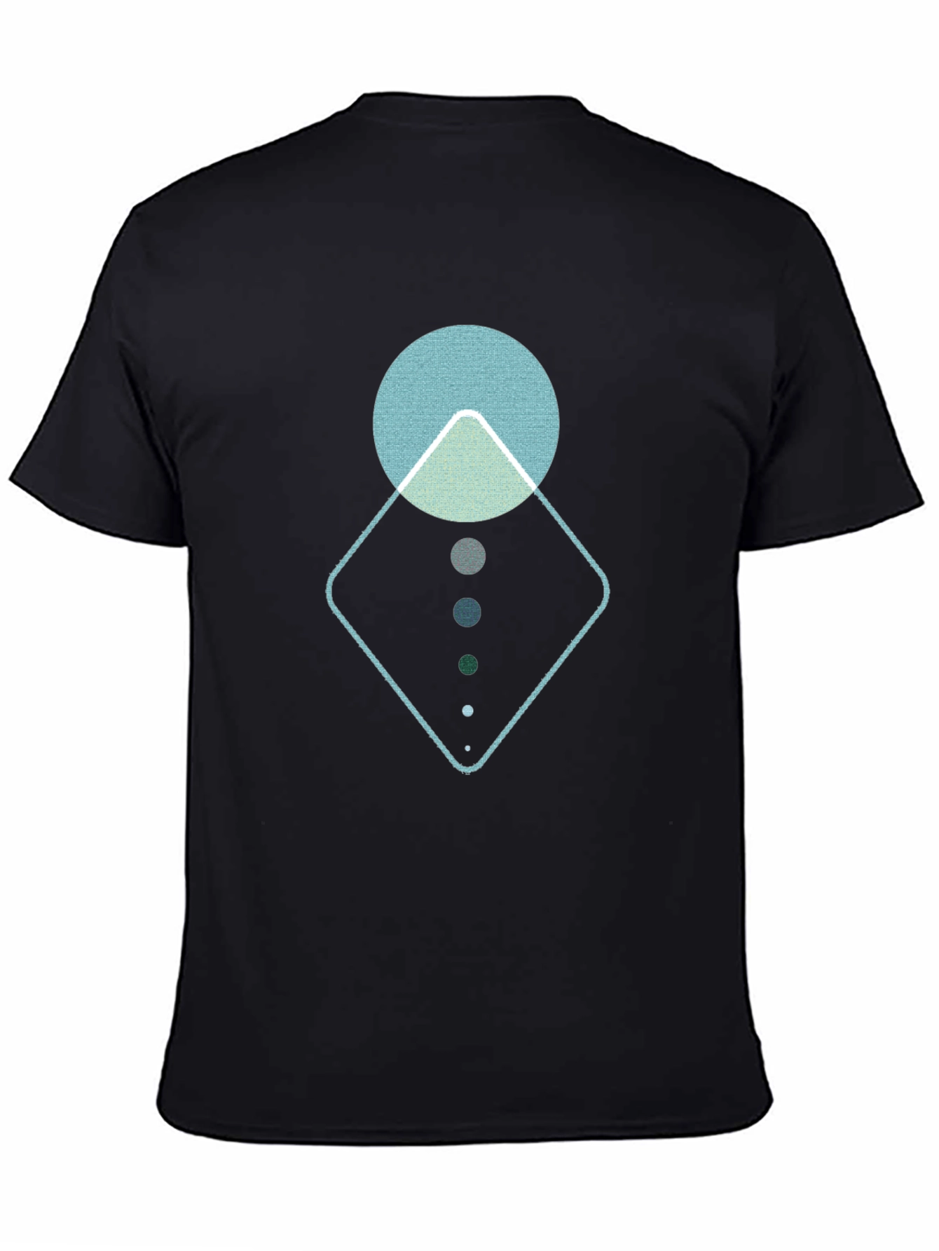 Geometric Graphic Tee - Modern Minimalist Design